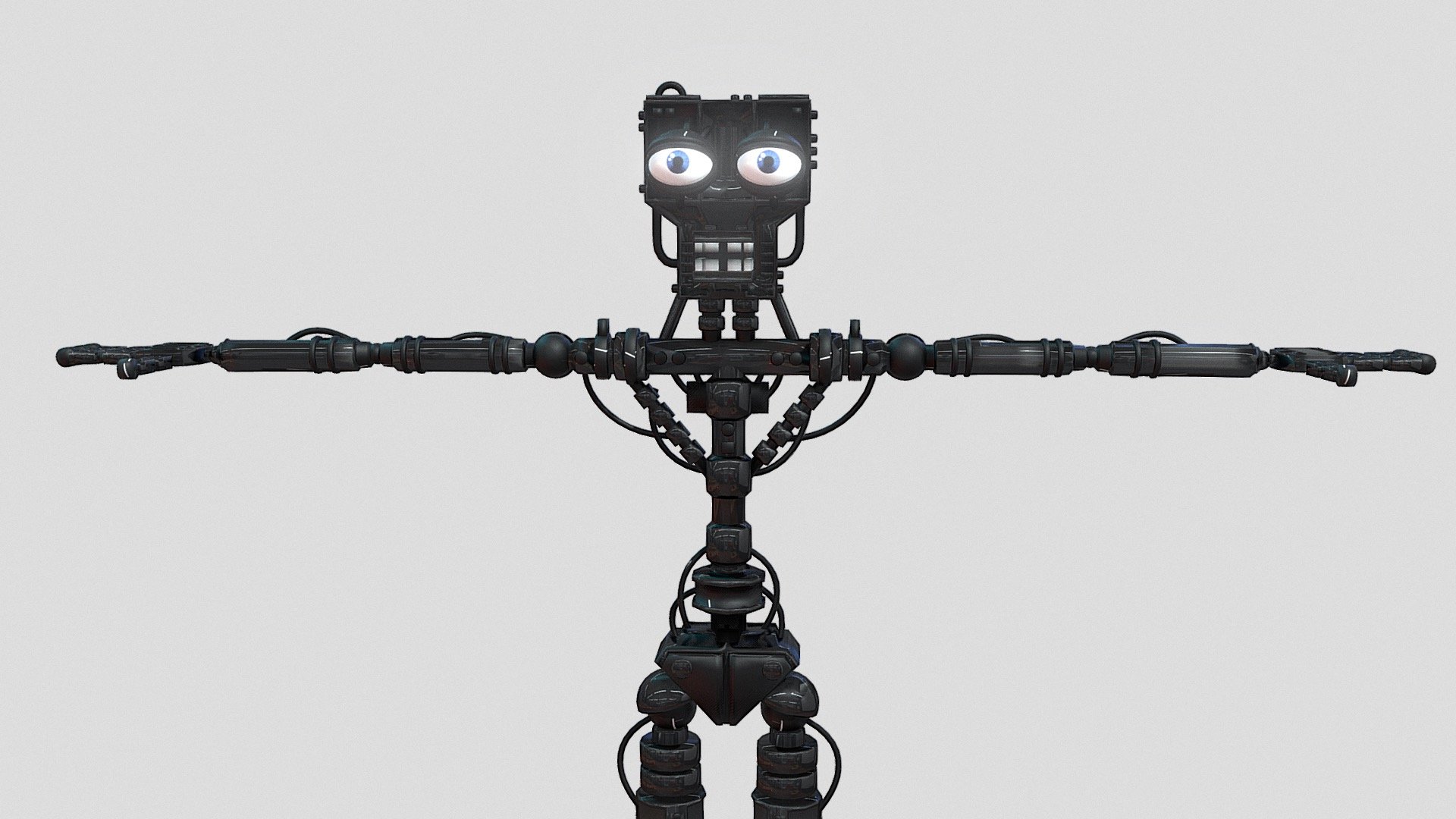 FNaF 1 Endoskeleton Free 3D model by DillonXtrullier_21 [b2ab7e6]