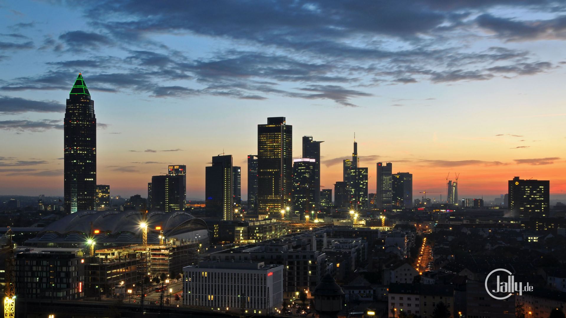 Wallpaper Frankfurt Skyline / Frankfurt