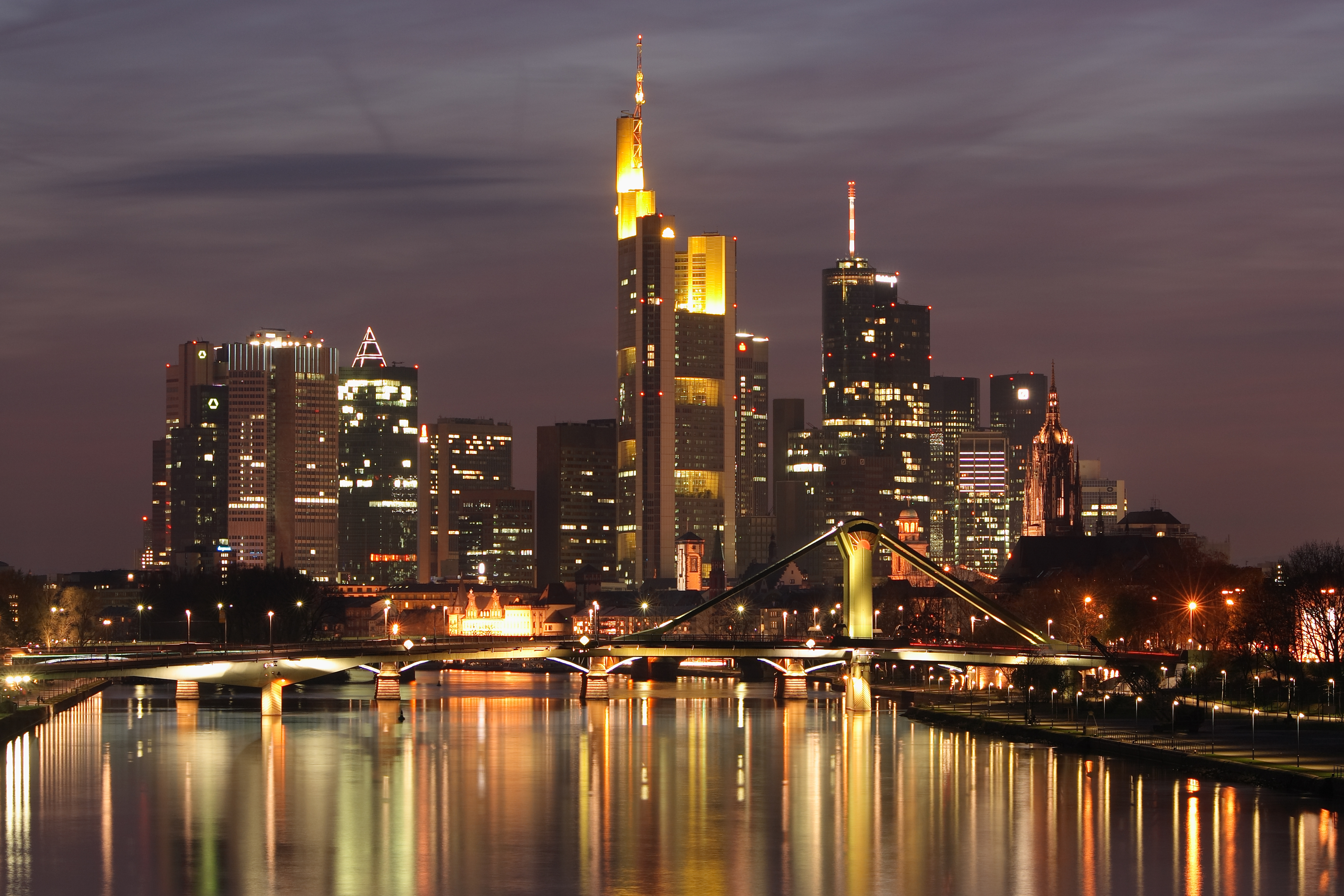 Skyline Frankfurt am