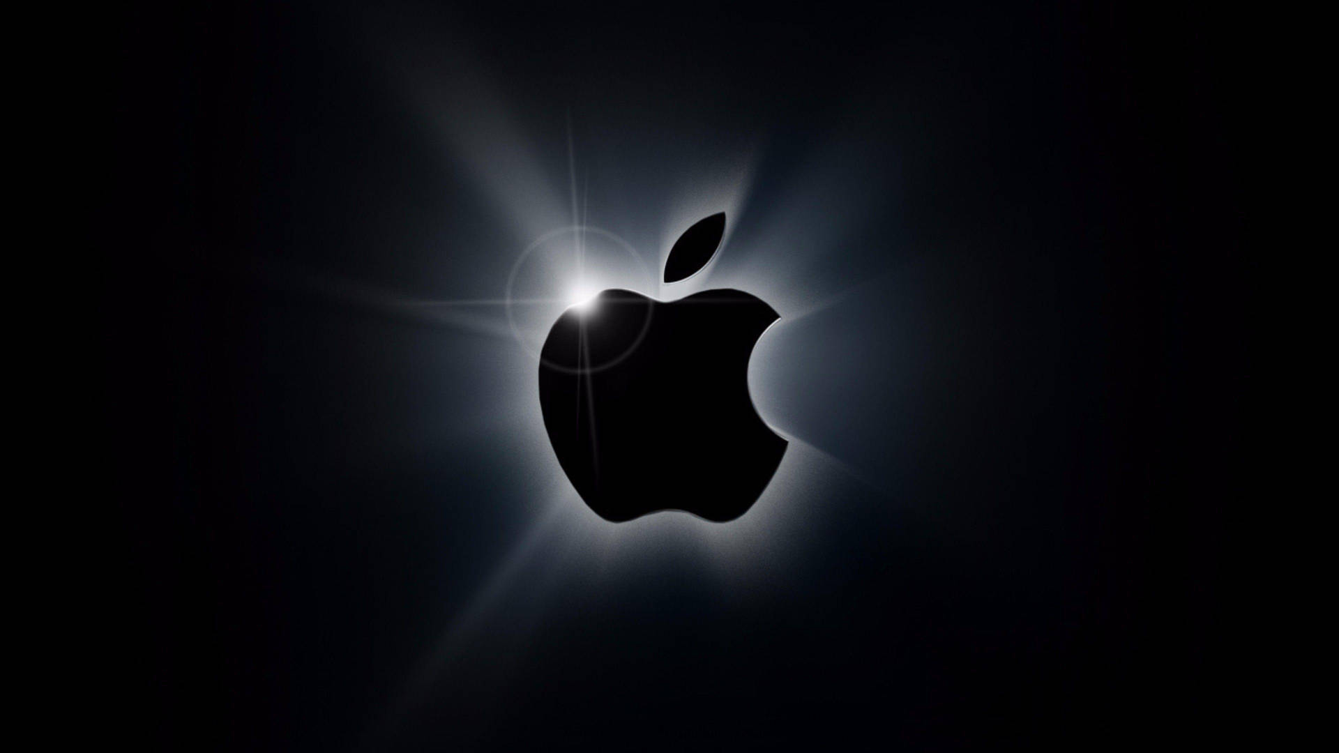 Download White Backlit Apple Logo 4k Wallpaper