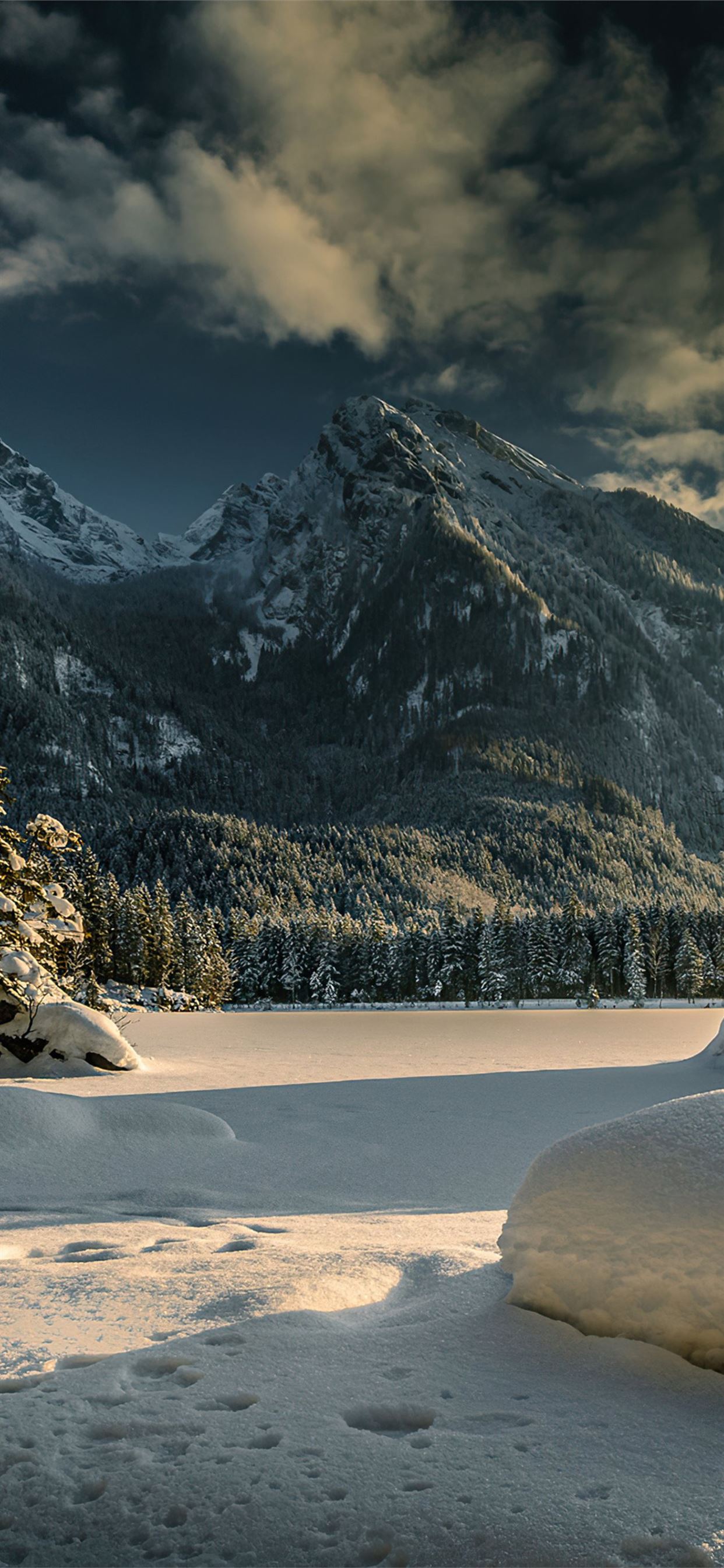 lake hintersee in germany iPhone Wallpaper Free Download