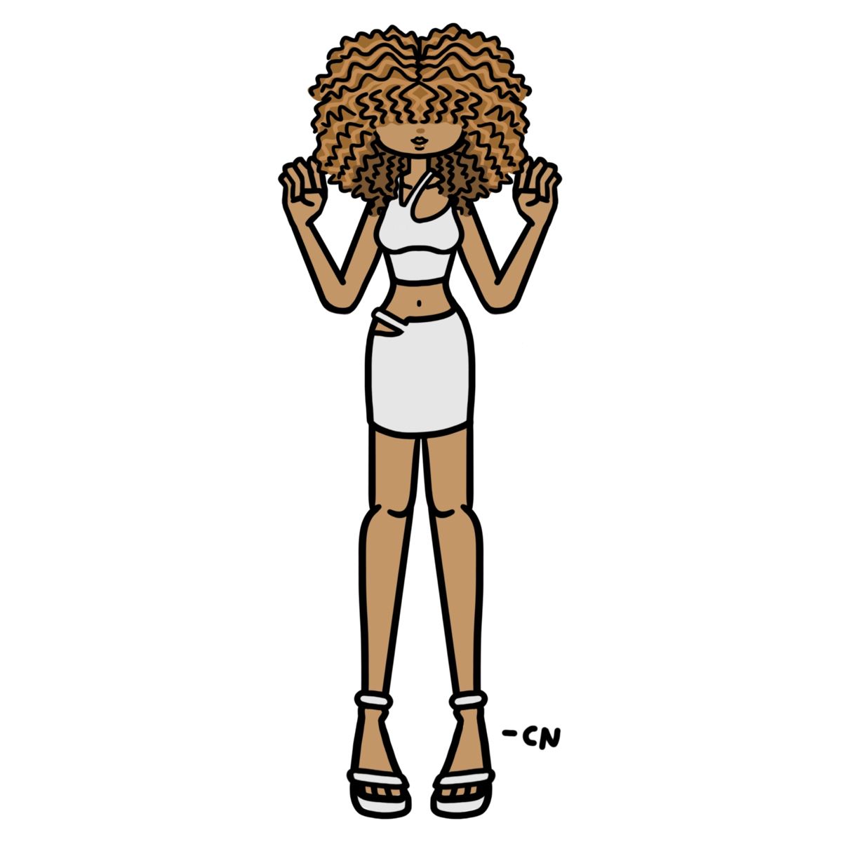 cindysarttt. Black girl cartoon, Cartoon profile pics, Cartoon painting