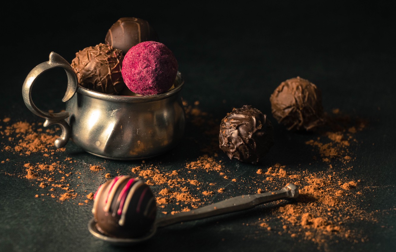 Wallpaper chocolate, dessert, chocolates image for desktop, section еда