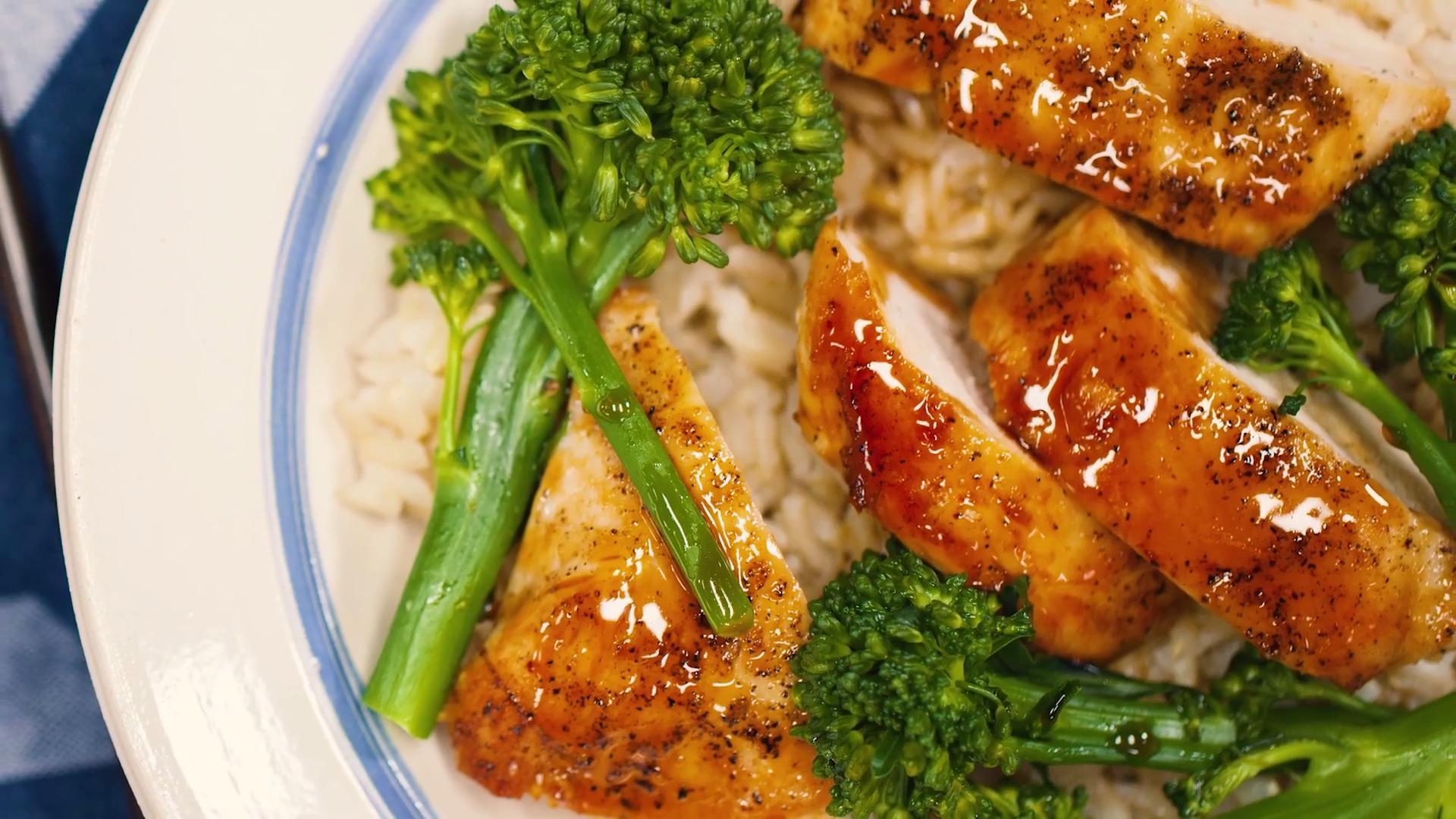 Lemon Chicken Teriyaki Rice Bowl Recipe