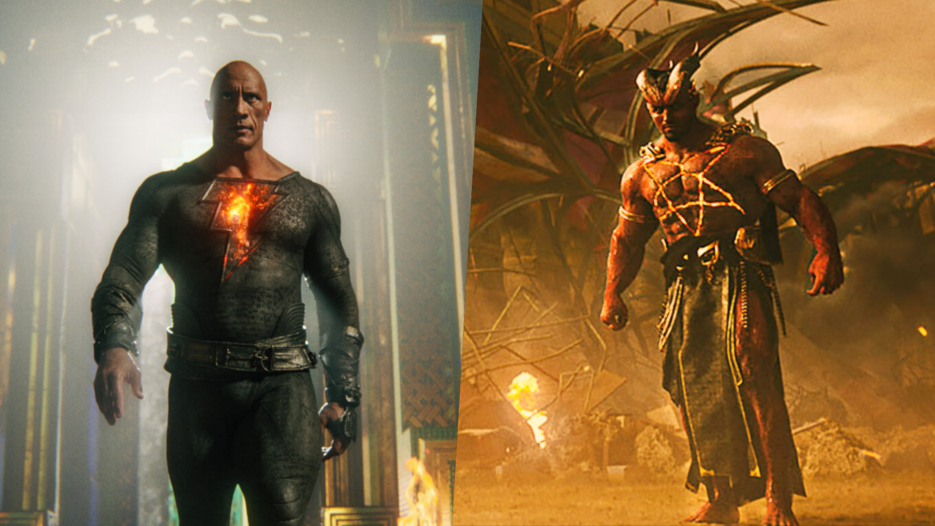 DCEU Black Adam Sabbac Vs Mjolnir Duo And Gorr Hela (MCU) .