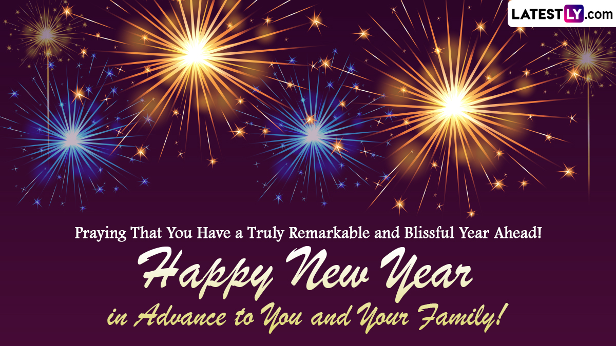 Advance Happy New Year 2023 Image and Wallpaper for Free Download Online: Wish New Year in advance with Quotes, Greetings GIFs, WhatsApp Messages and Photo · opsafetynow