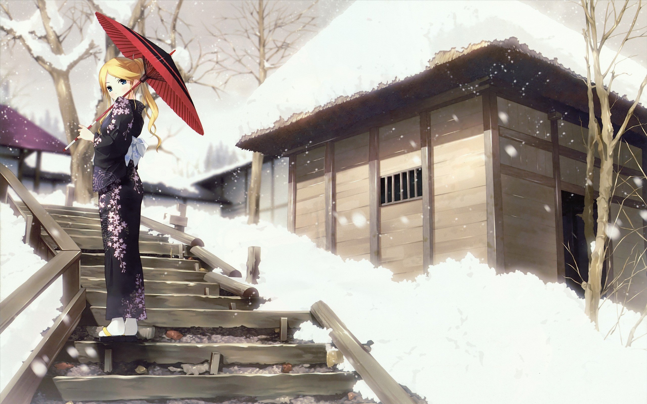 anime, Winter, Sayonara Zetsubou Sensei, Kimura Kaere Wallpaper HD / Desktop and Mobile Background
