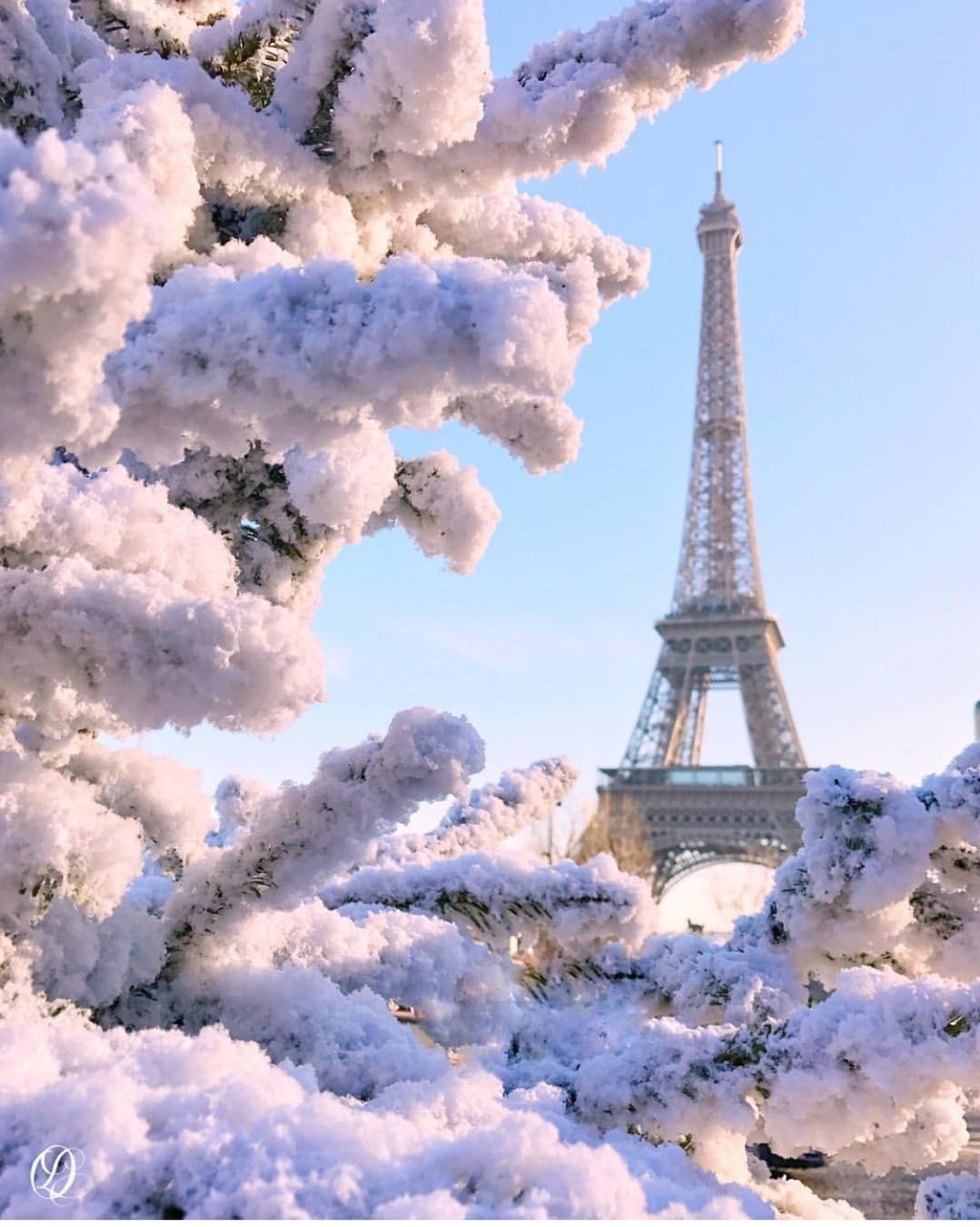 Snow in Paris ❄️
