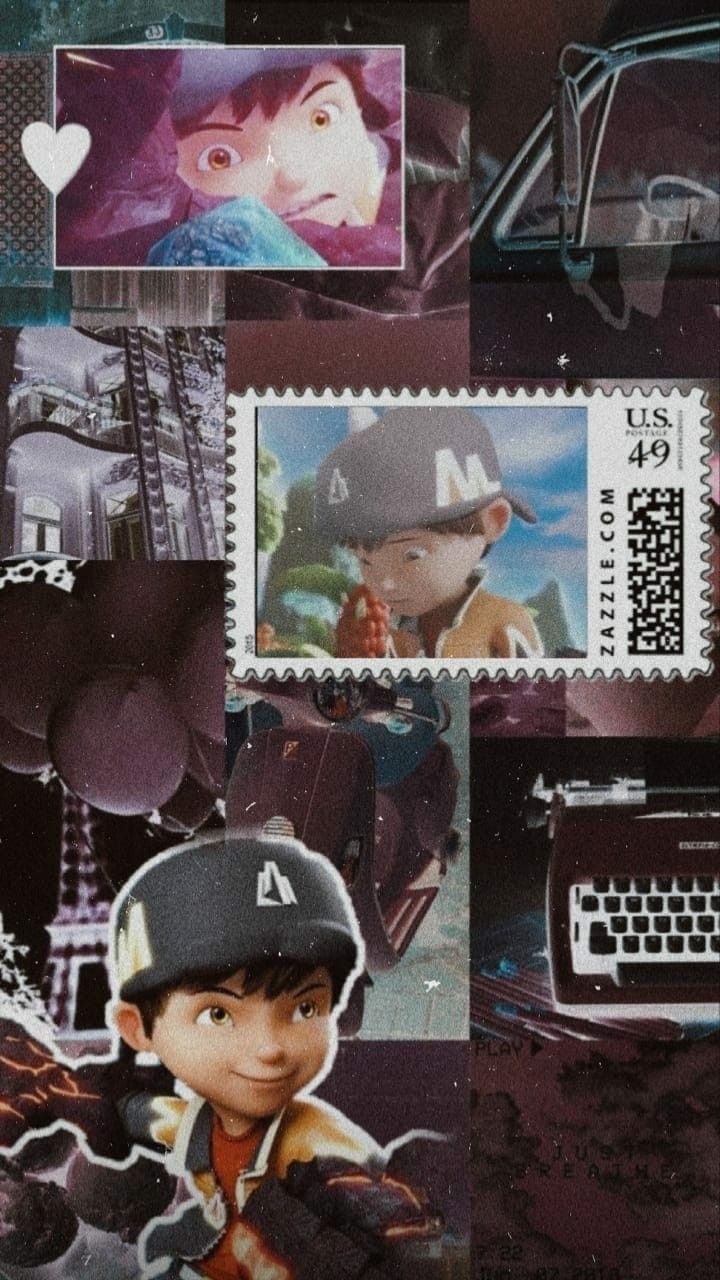 Wallpaper Boboiboy Gempa. Kartu lucu, Ilustrasi karakter, Ilustrasi lucu