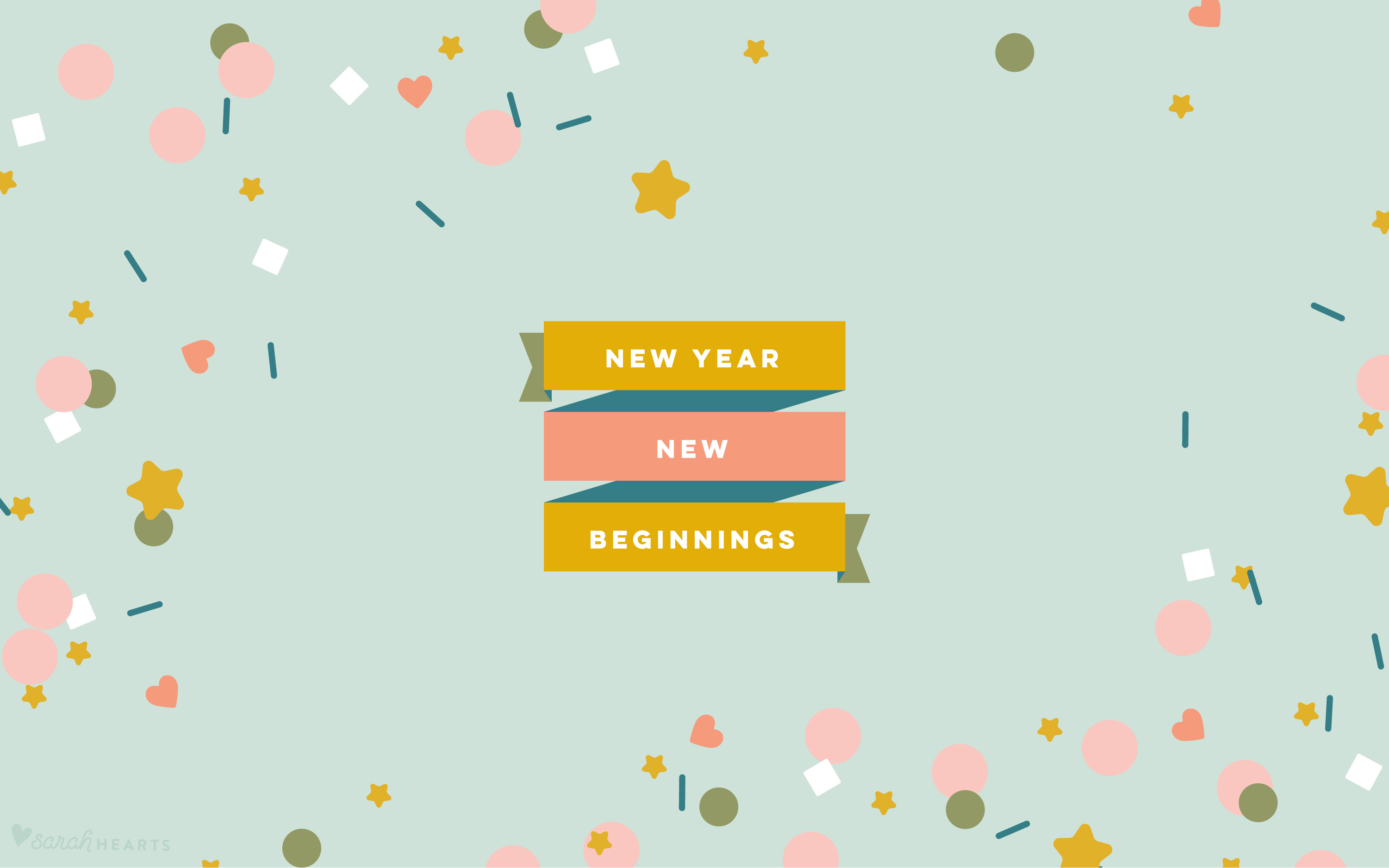 January 2019 Confetti Calendar