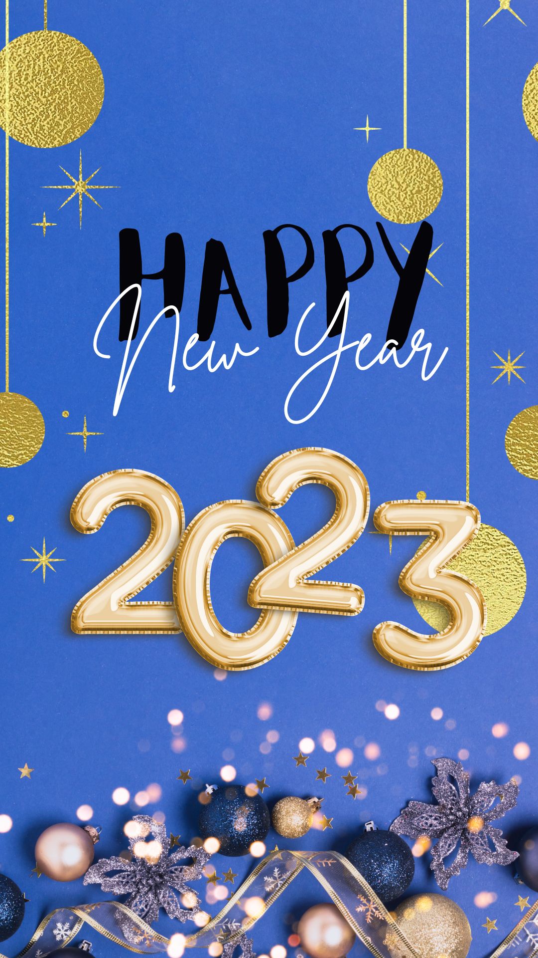 iPhone 14 Happy New Year 2023 Wallpaper Download 2022