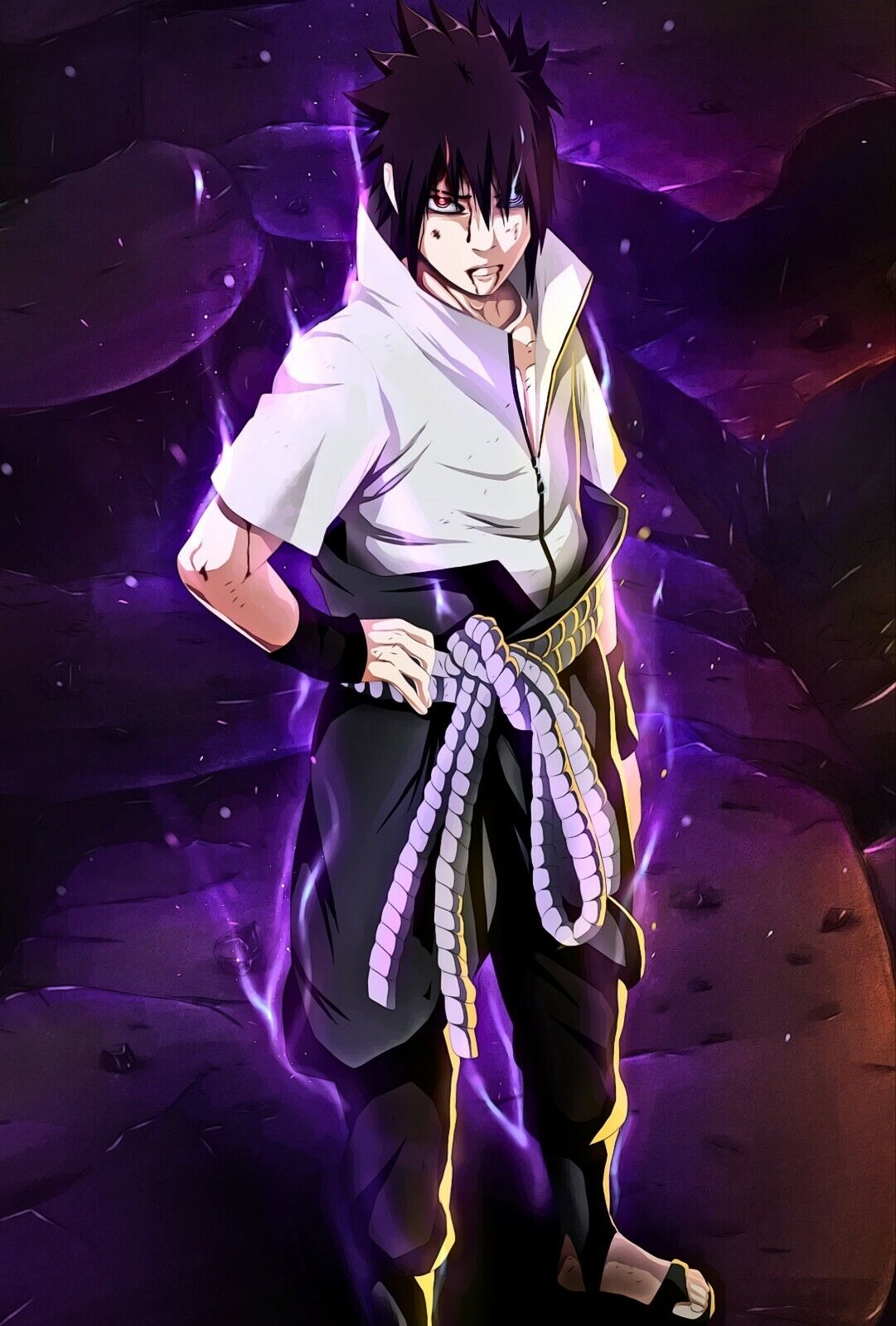 Sasuke Uchiha Poster. Exclusive Art. Naruto Shippuden. NEW