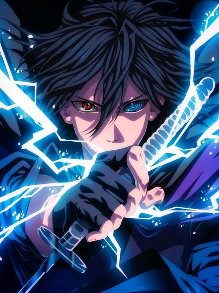 A request if some has a more anime wallpaper type of the same picture with dark background and blue light lightening with that be very helpful like the one with sasuke's lighting