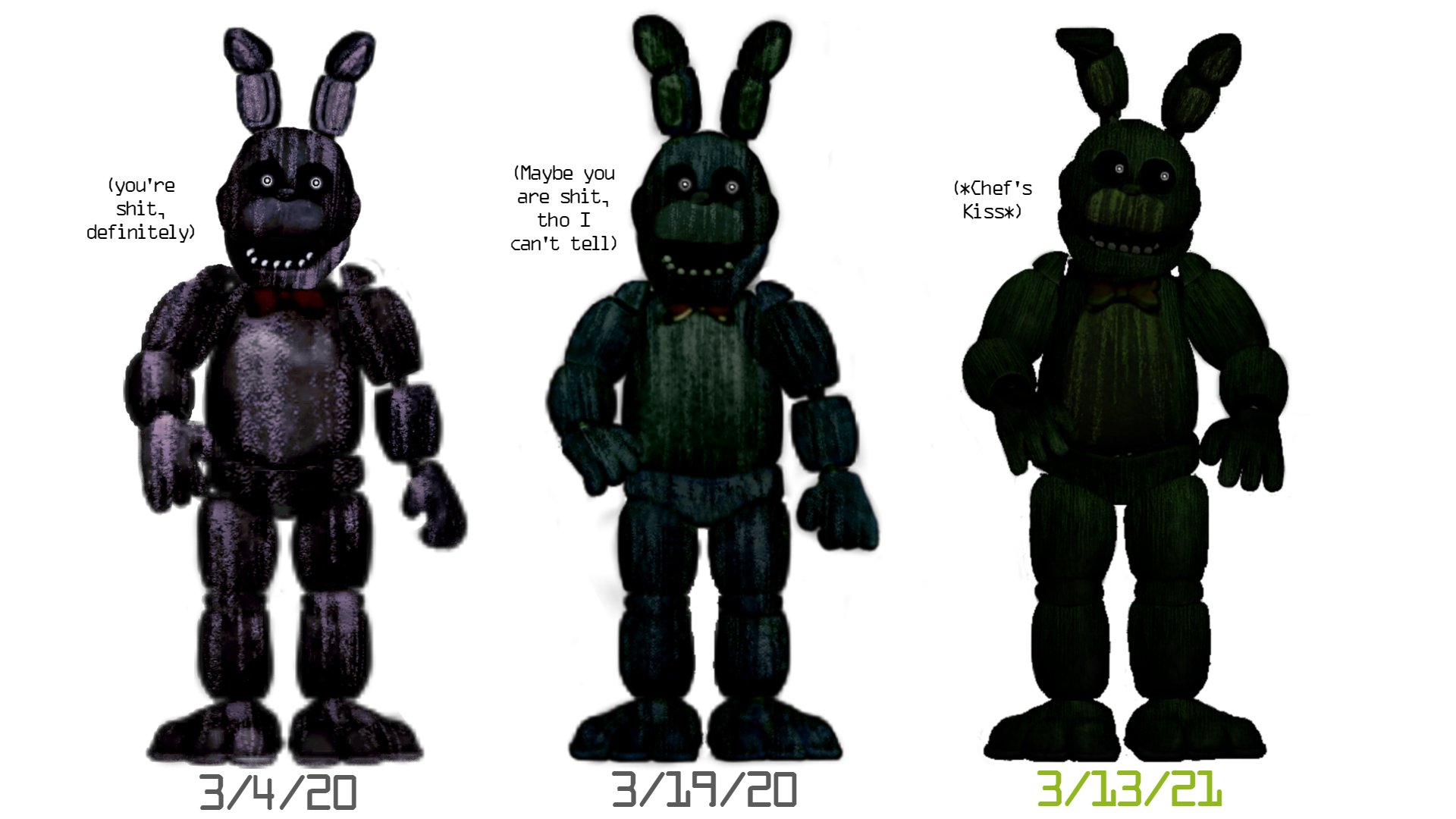 Sass of Ass THINK I've made the best Phantom Bonnie edit, EVER. Behold! My final Classic Phantom Bonnie edit! #FiveNightsAtFreddys