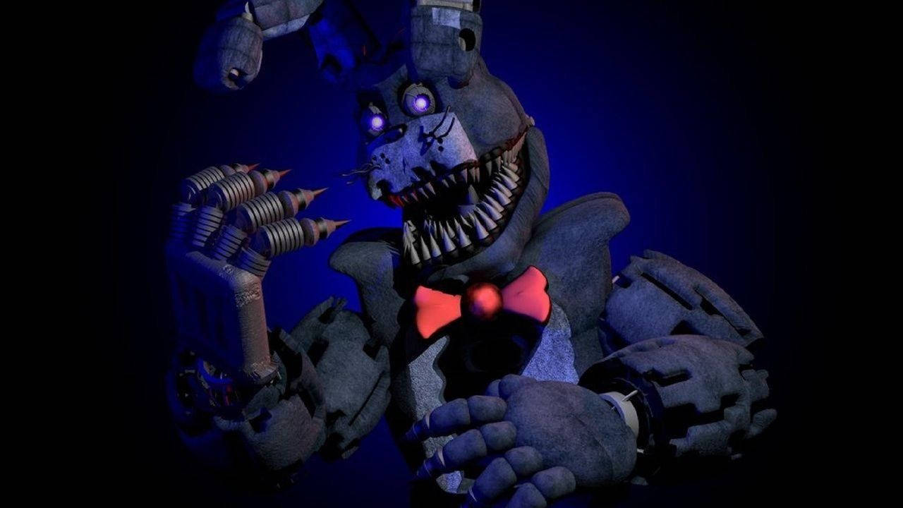 Download Terrifying Nightmare Fnaf Bonnie Wallpaper
