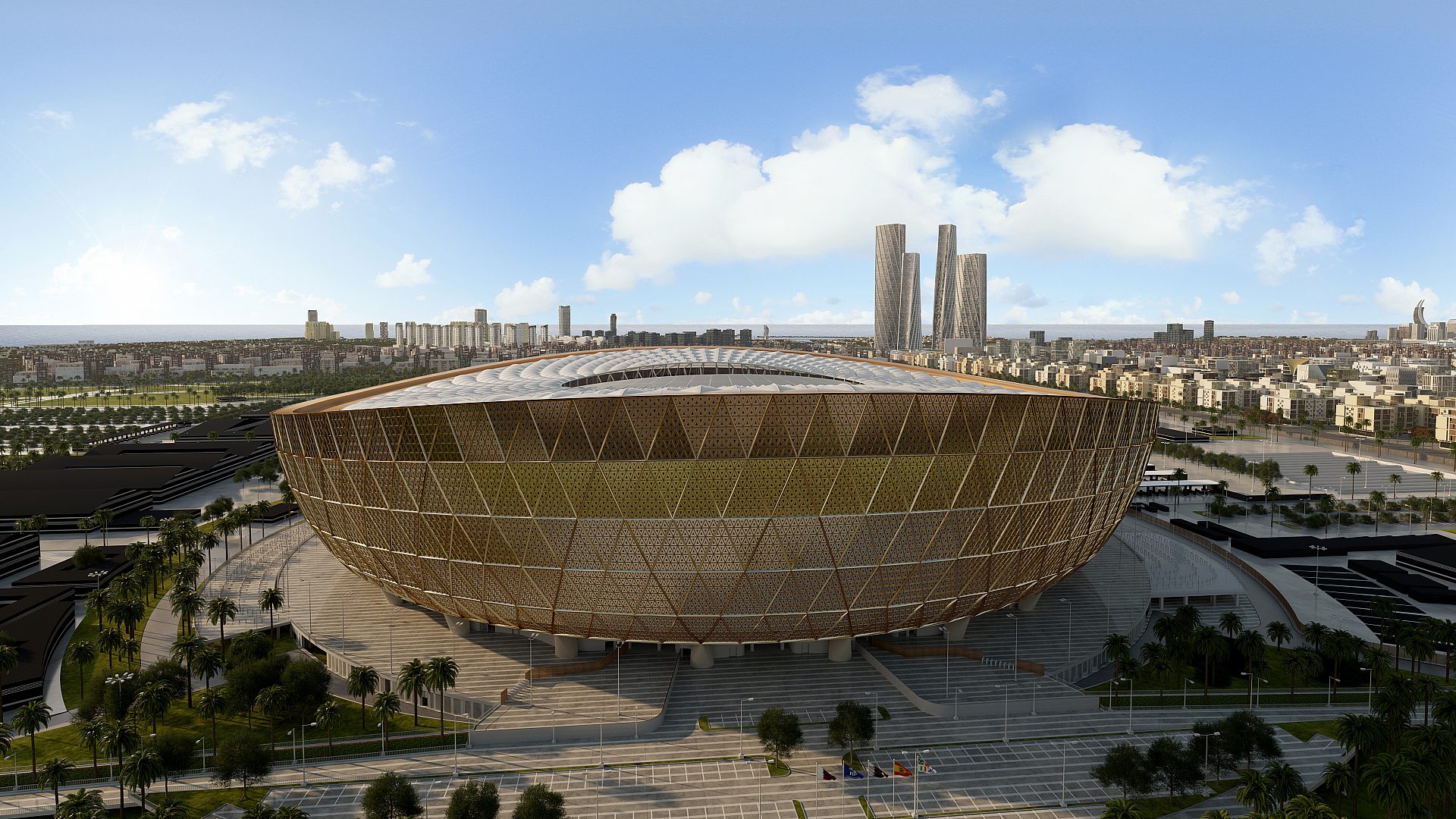 AFL Architects. Lusail Stadium Qatar, FIFA World Cup 2022