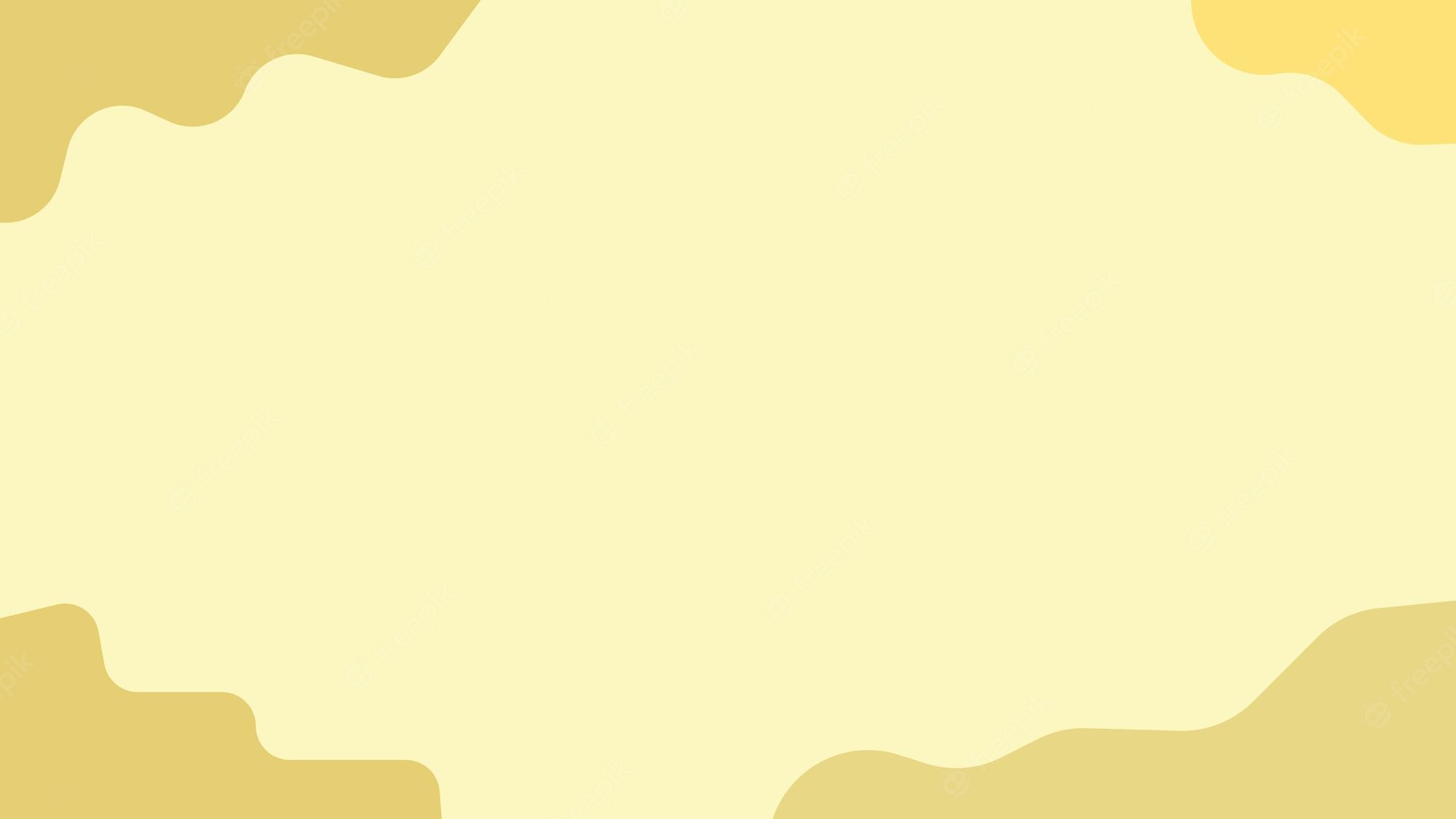 Premium Vector. Cute yellow aesthetic abstract minimal background perfect for wallpaper backdrop postcard background