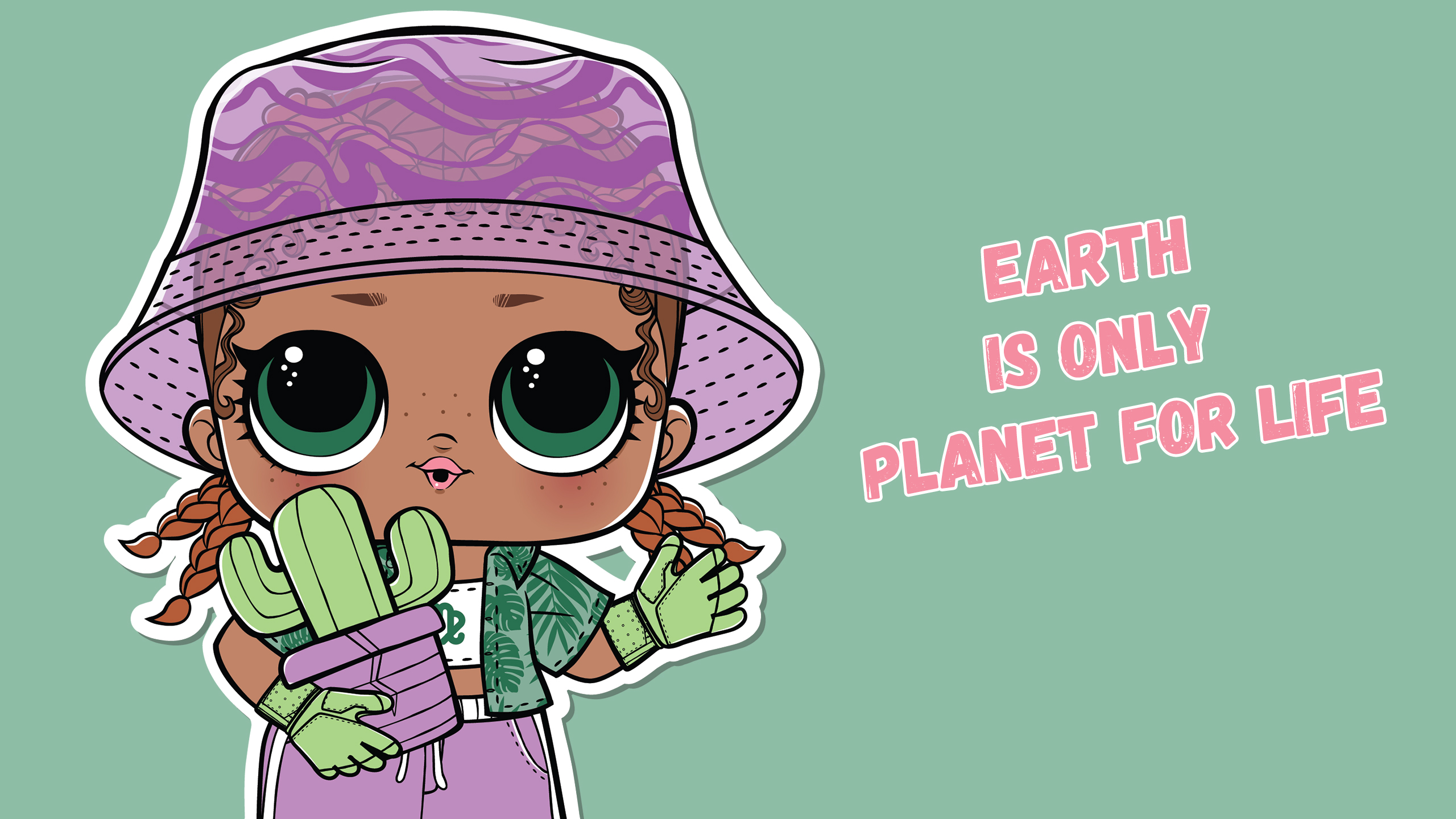 LOL Surprise Earth Day HD wallpaper