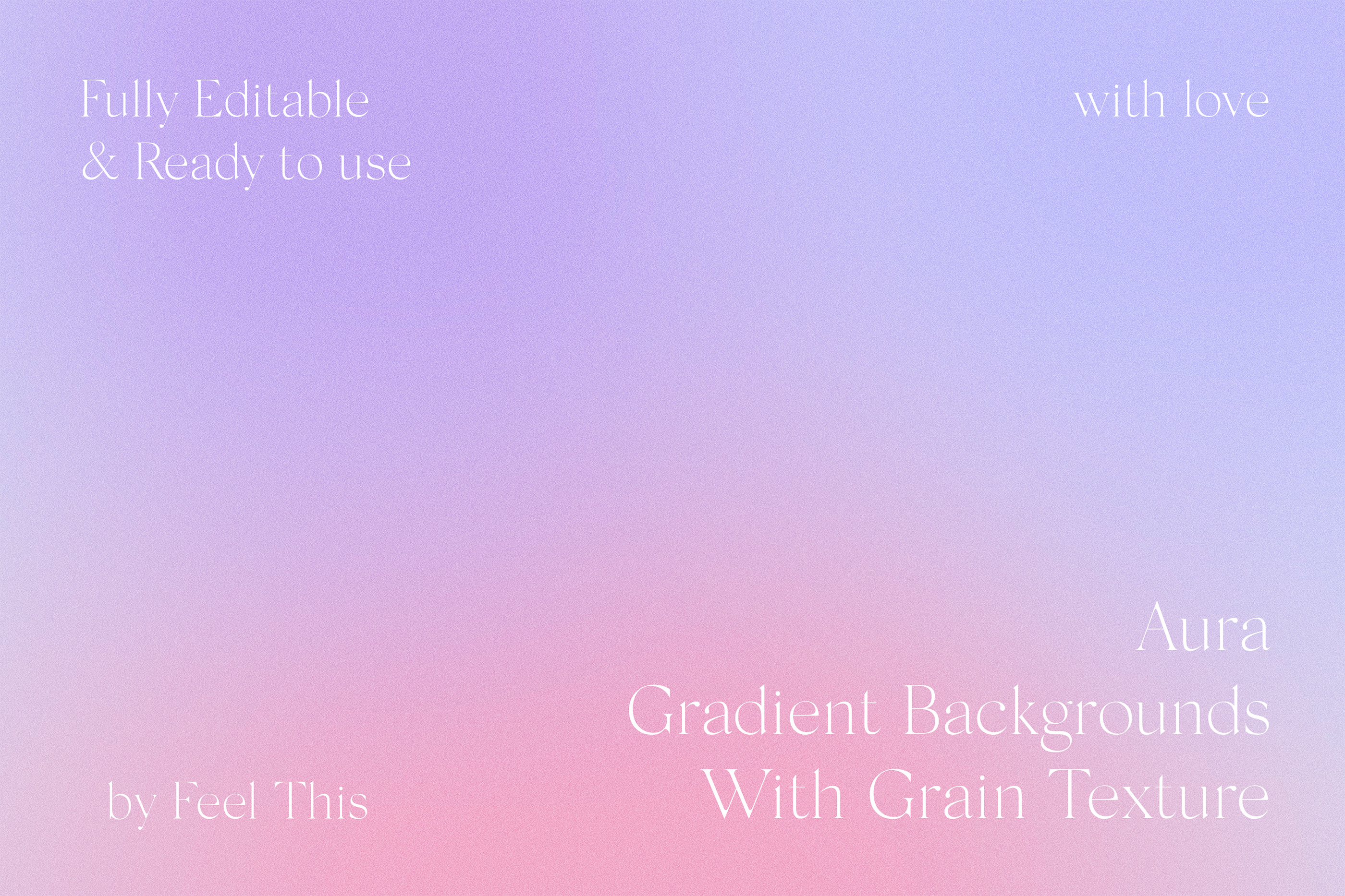 Aura Energy Gradient Background With Grain Texture PS