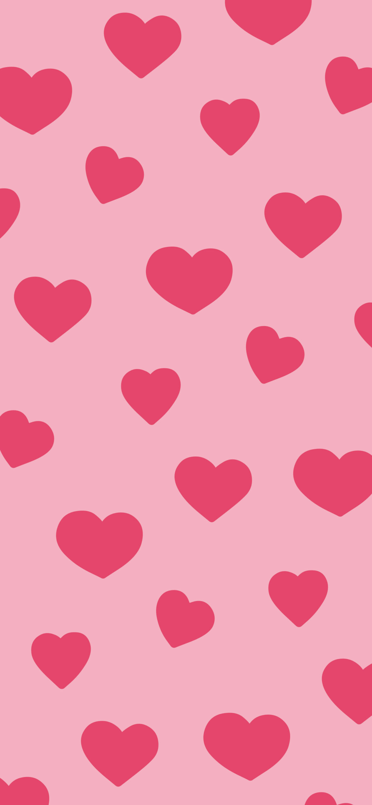 Love Hearts Pattern Pink Wallpaper Heart Wallpaper 4k