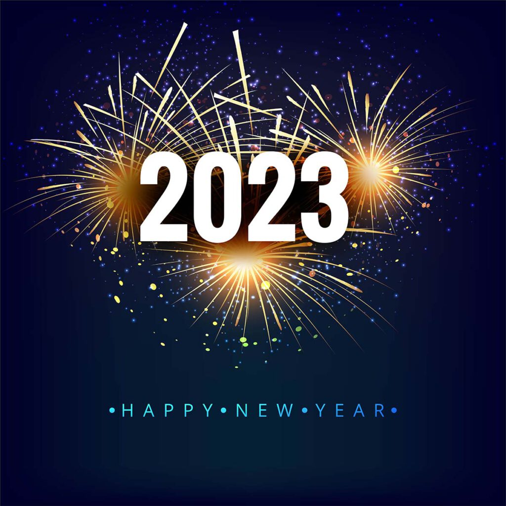 Happy 2023 New Year Picture Image Photo for Facebook Frame and overlays wallpaper greeting wishes card firework Picture Frames for Facebook