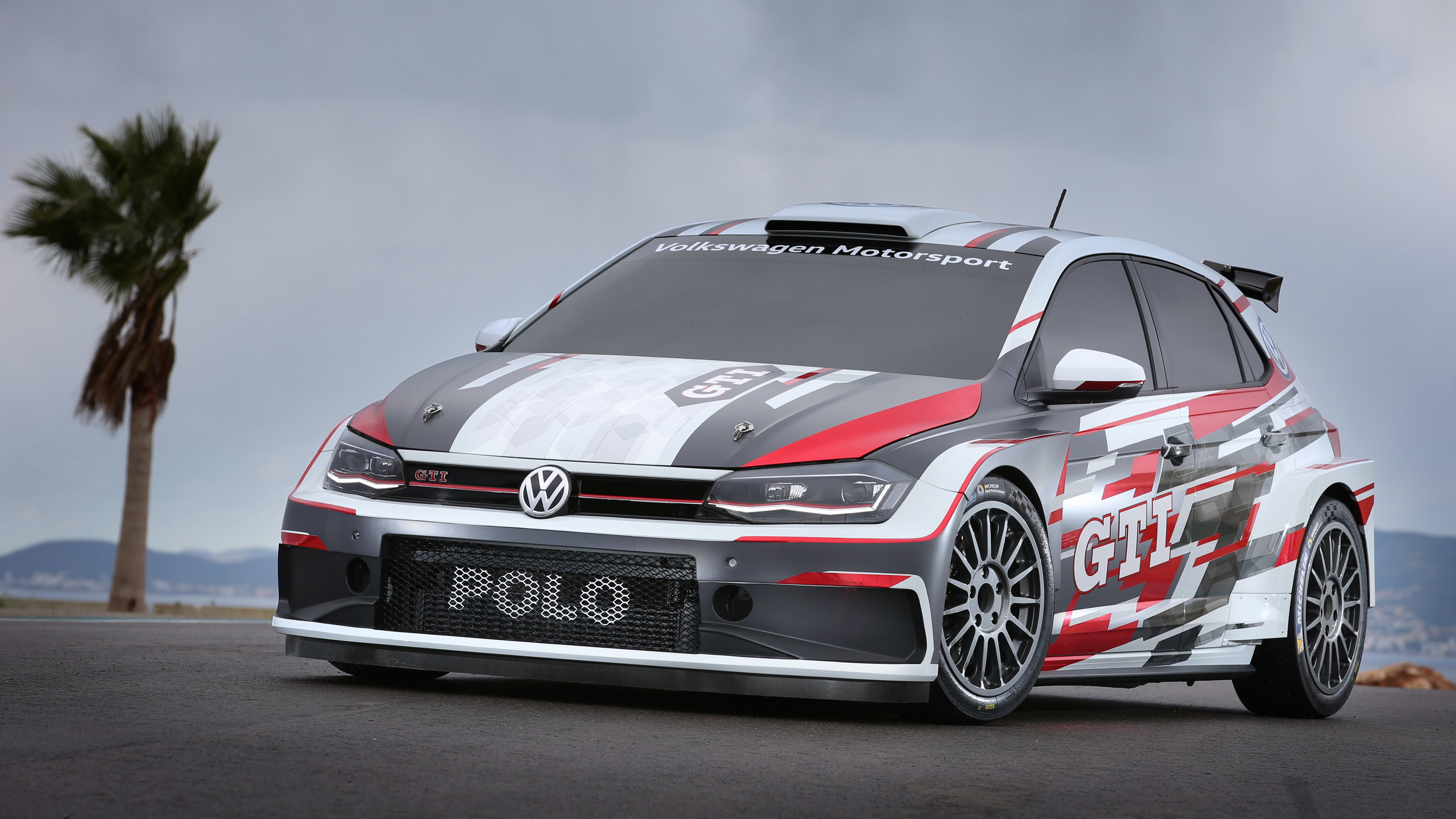 Wallpaper 4k Volkswagen Polo GTI R5 2018 Wallpaper
