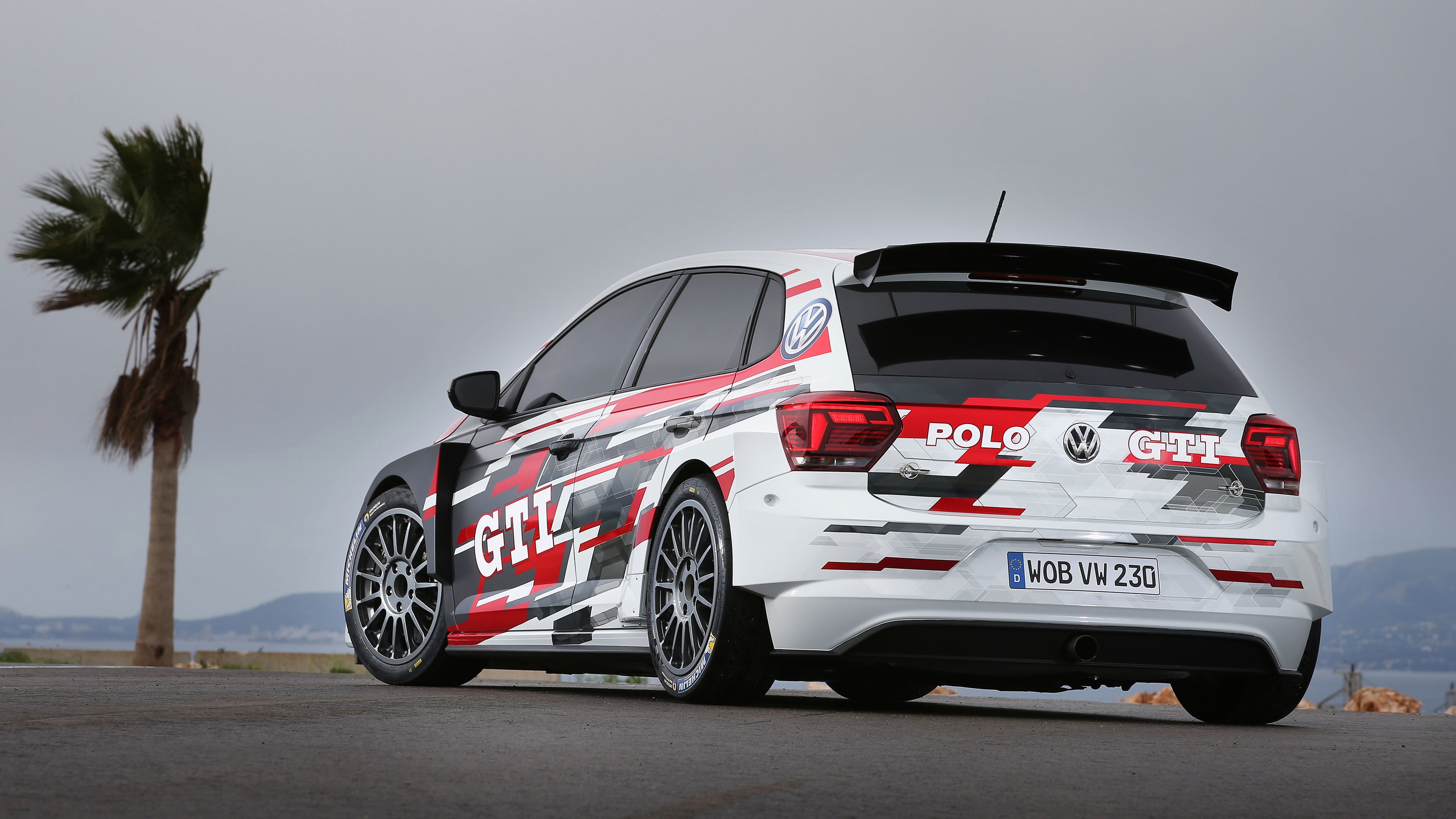 Wallpaper 4k 2018 Volkswagen Polo GTI R5 4k Wallpaper