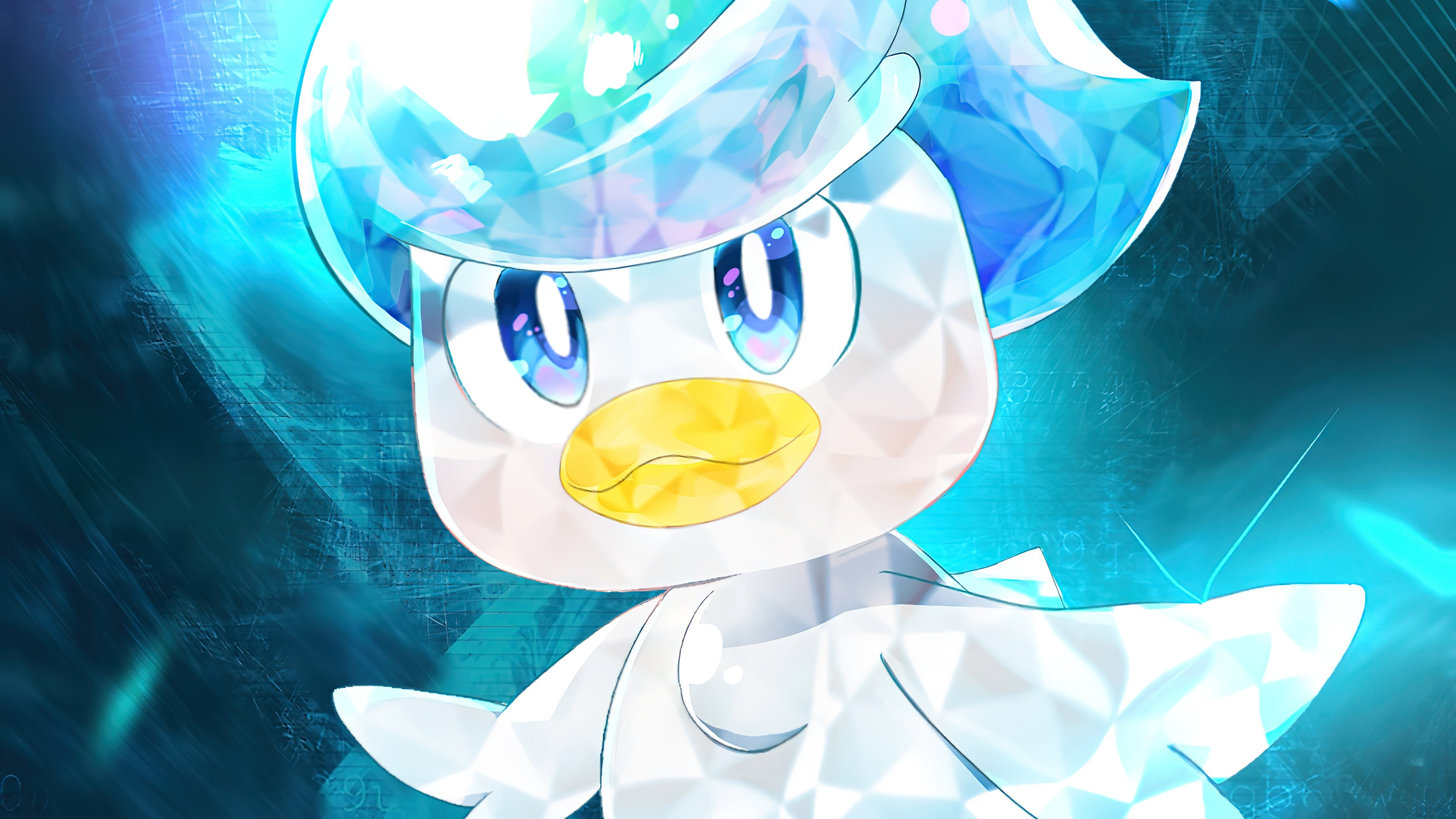 Quaxly Pokemon Scarlet and Violet Anime Wallpaper 4k Ultra HD