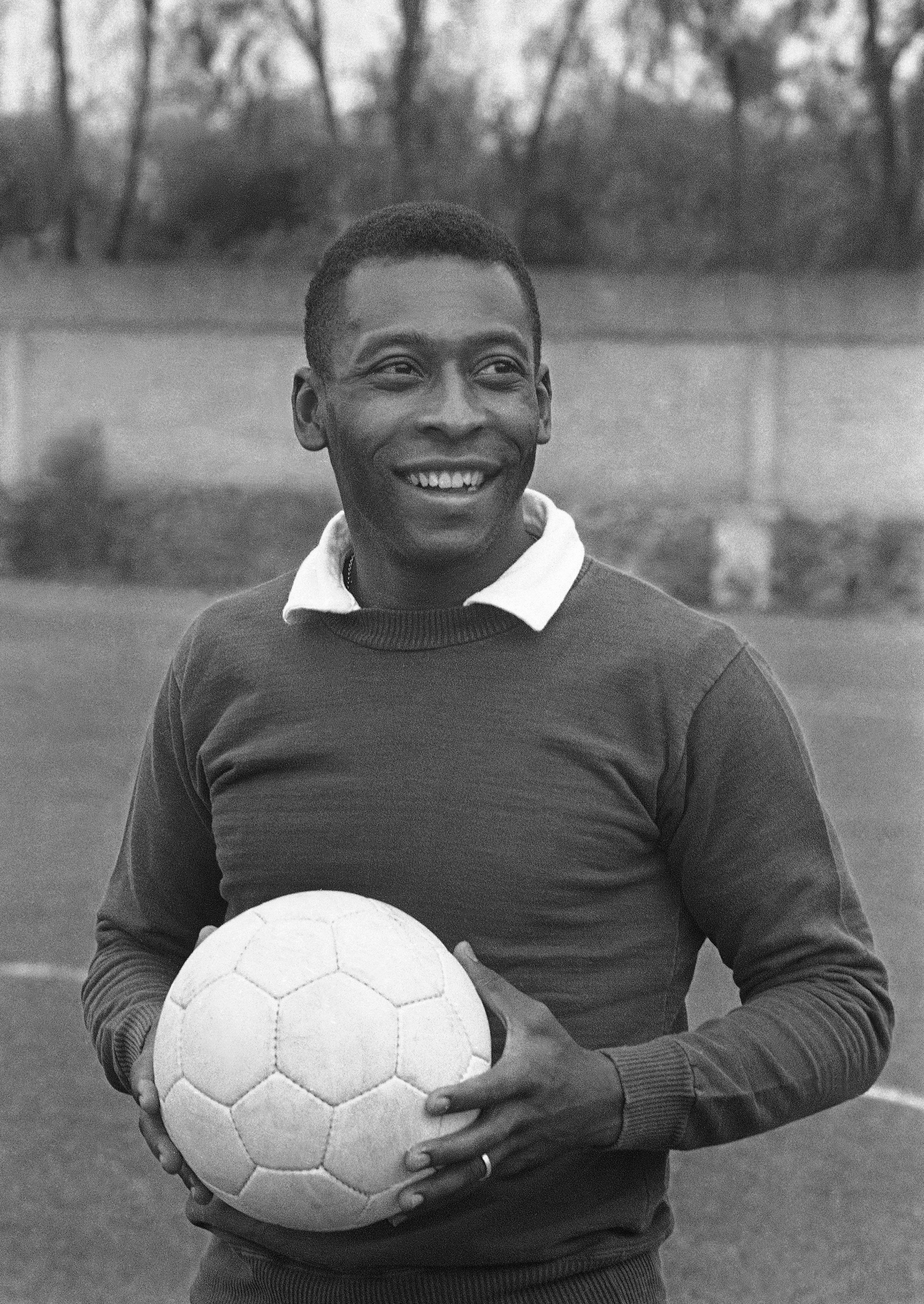 Pele, One Of The Greatest Players Ever To Grace The Sport Of Football, And Labeled The Greatest By FIFA, Unknown Date But Likely In The Late 50's Early 60's
