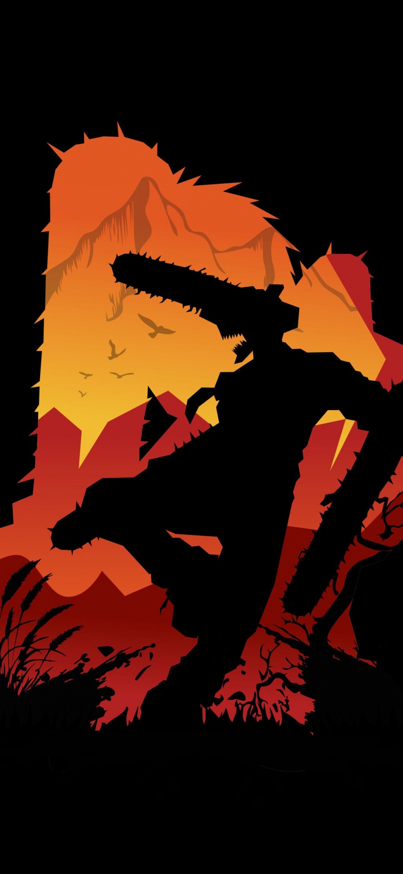 Chainsaw Man Poster 4K Phone iPhone Wallpaper #5331b