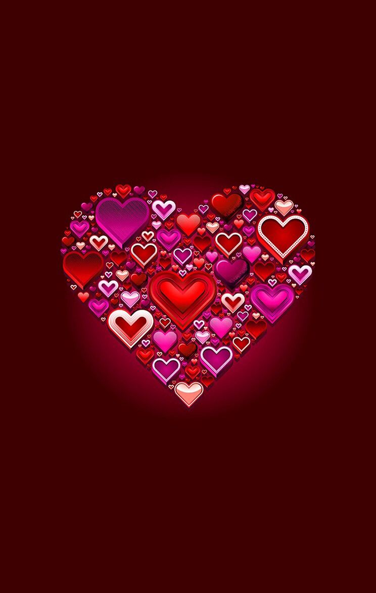 Hearts. Valentine's day illustration, Valentines wallpaper, Valentines