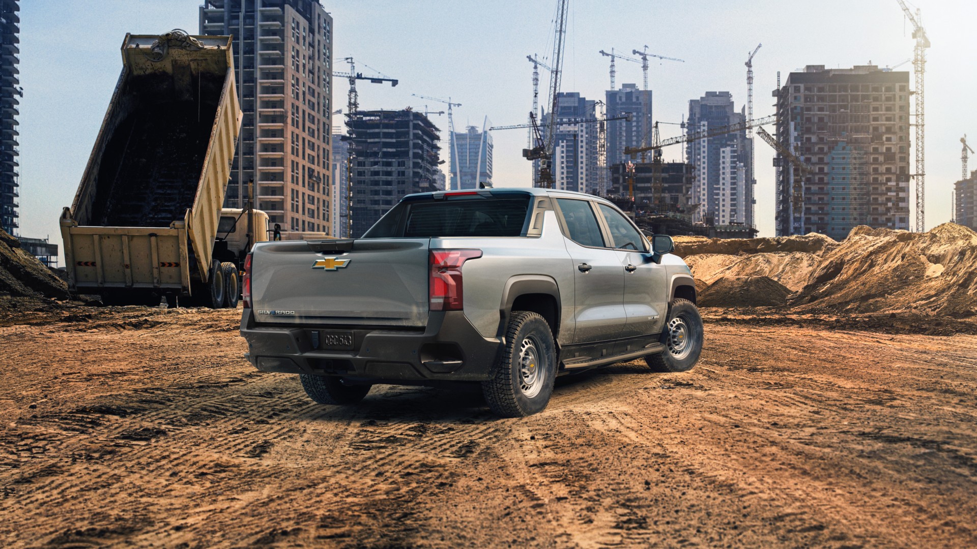 2024 Chevrolet Silverado EV WT Crew Cab 5K 2 Wallpaper Car Wallpaper