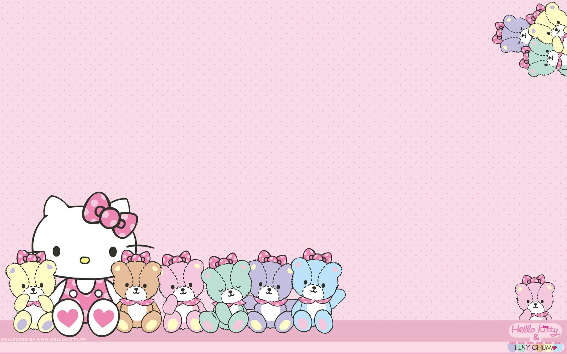 Wallpaper Hello Kitty Image Background, Pink Color