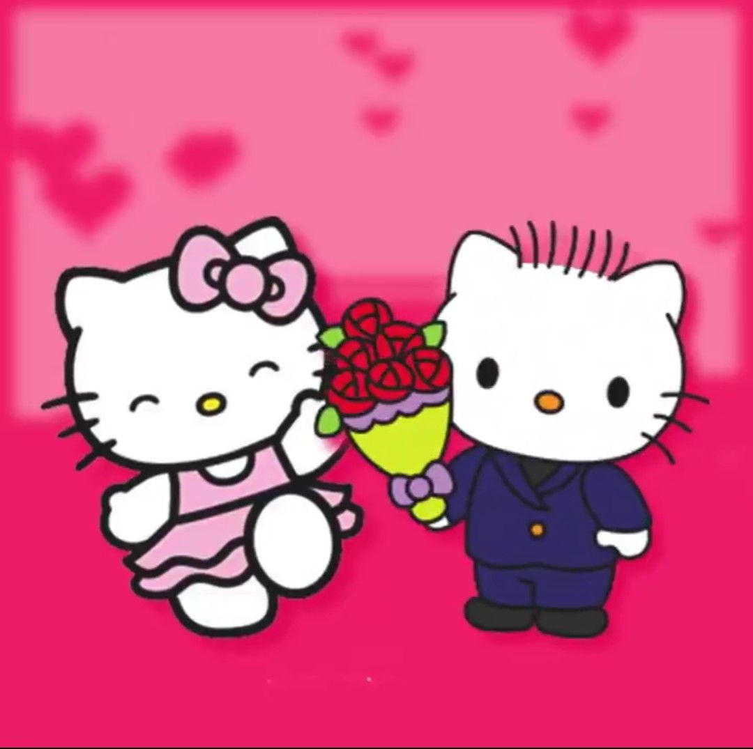 Happy Valentine's Day! ♥. Hello kitty background, Sanrio hello kitty, Hello kitty picture
