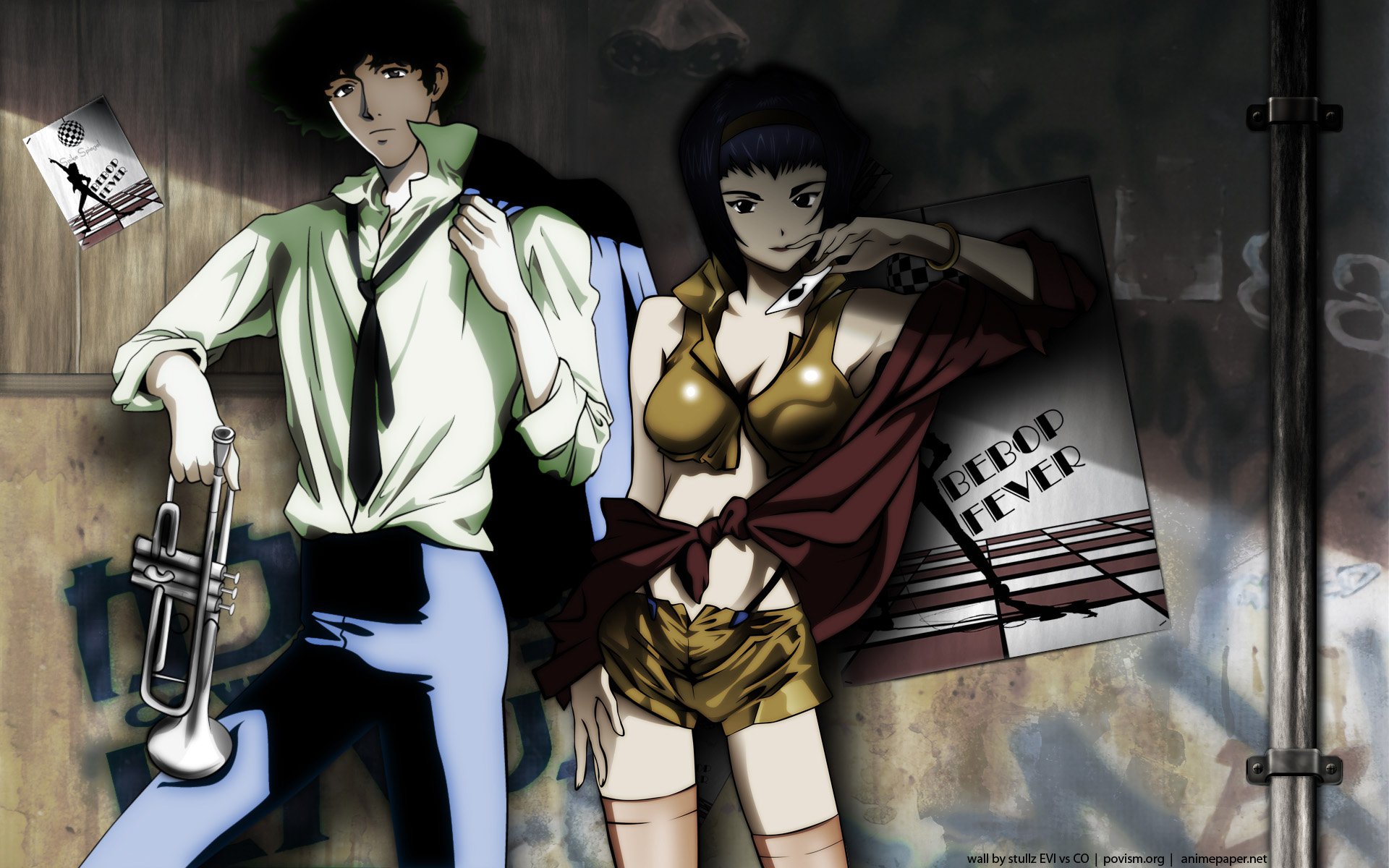 Cowboy Bebop HD Wallpaper: Faye & Spike