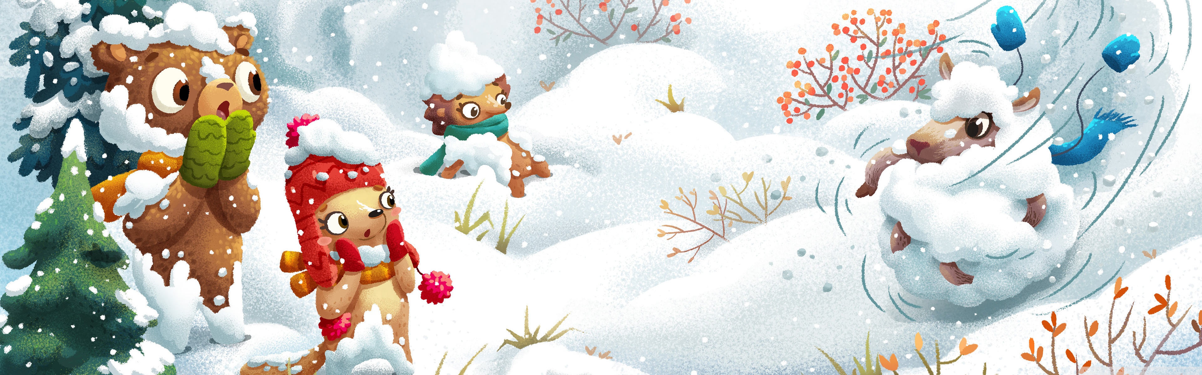 Winter 3840x1200 Wallpapers - Wallpaper Cave