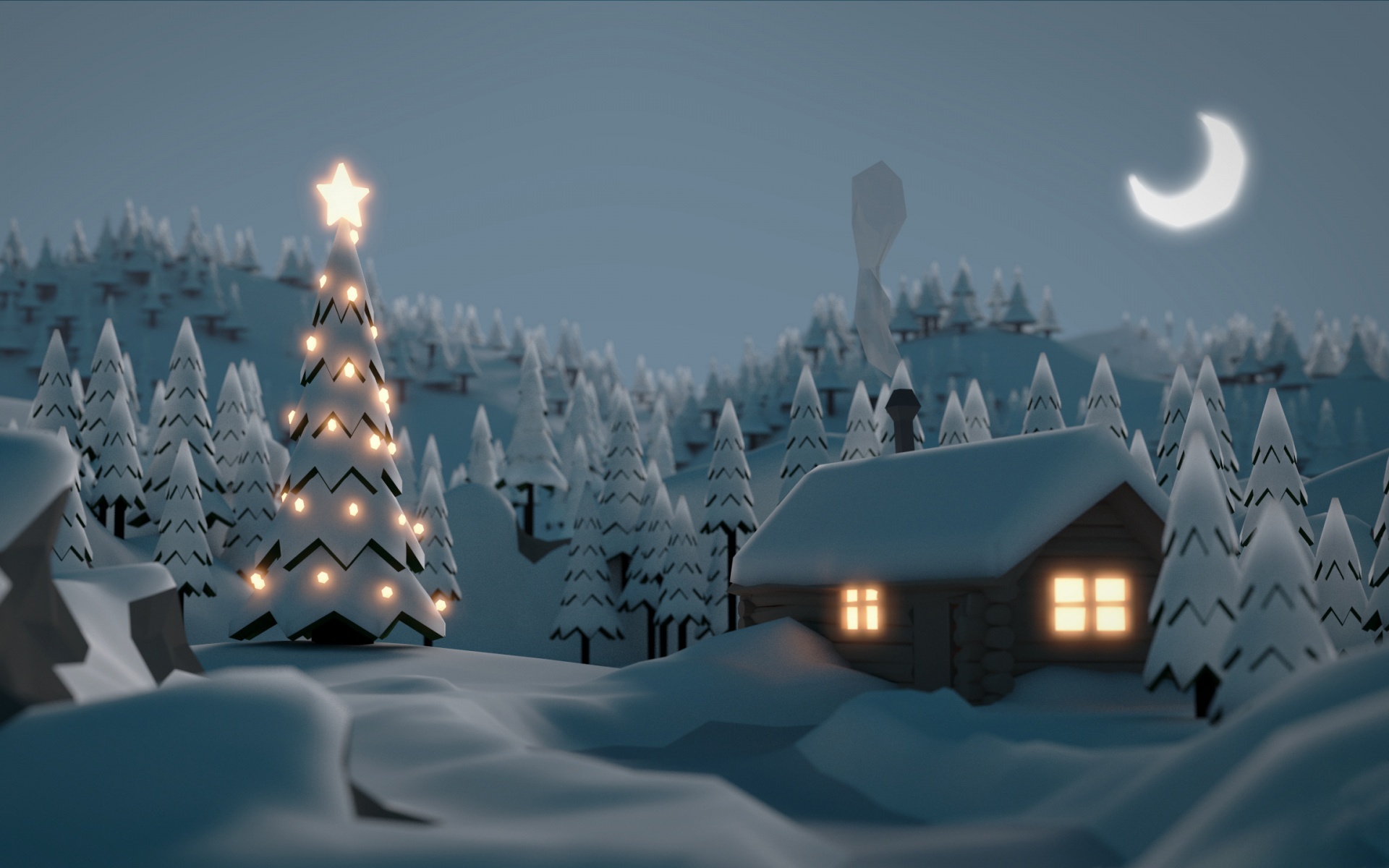Artistic Winter HD Wallpaper