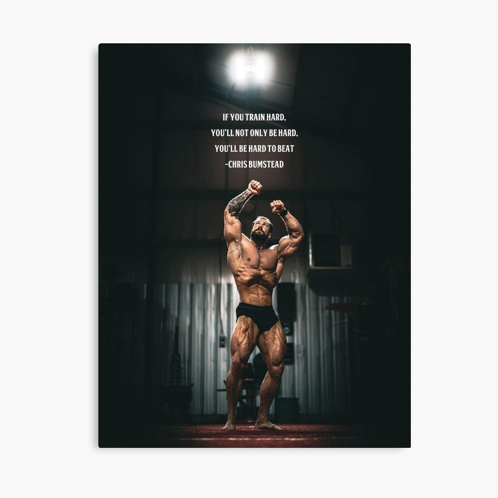 Chris Bumstead Gym Motivation Poster Wall Art Photographic Print