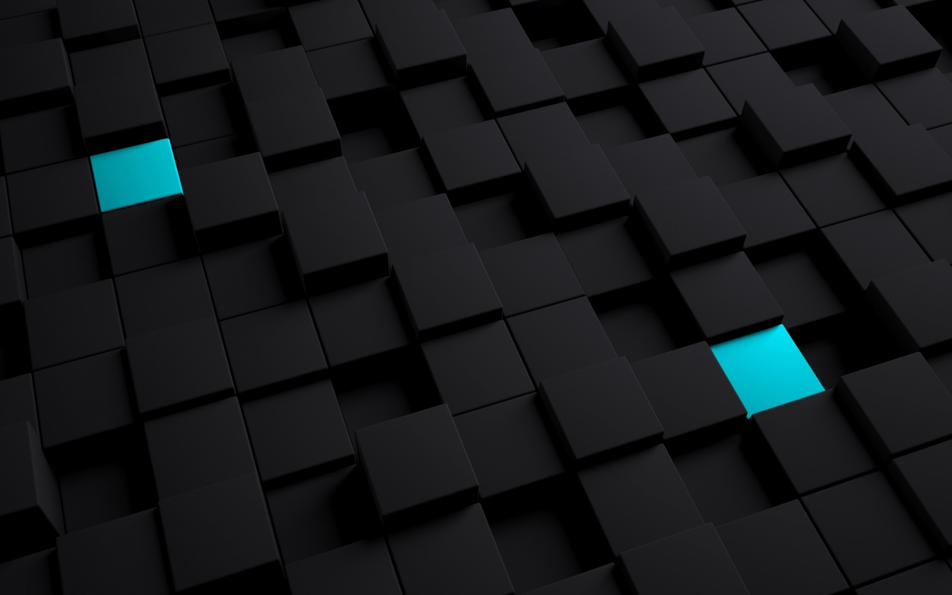 cubes, structure, black, blue desktop PC and Mac wallpaper