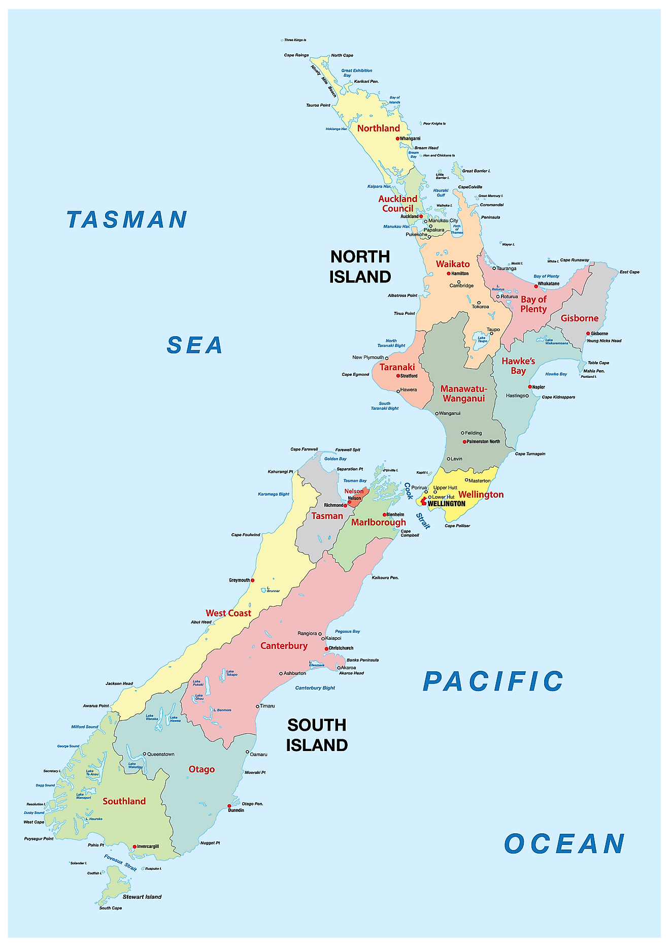 New Zealand Maps & Facts