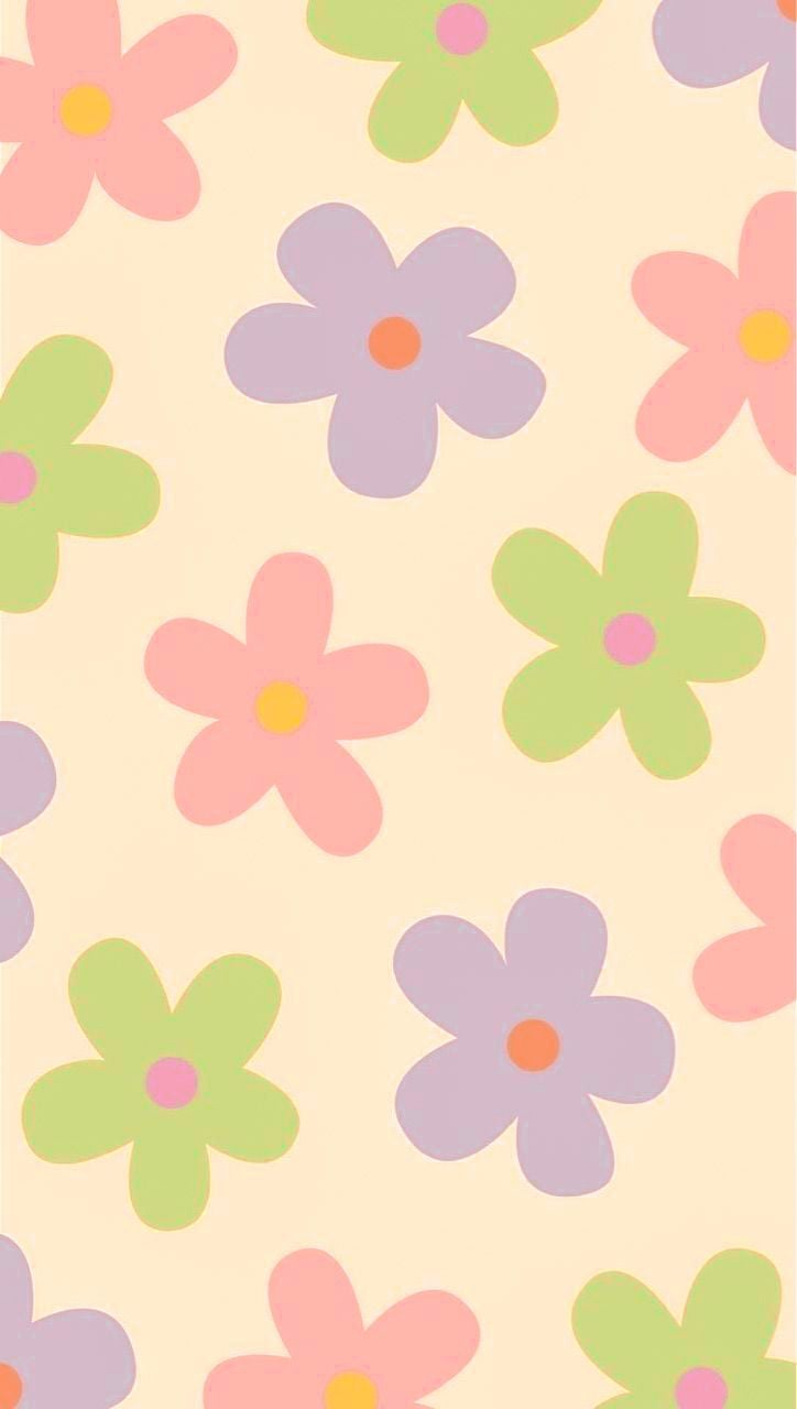 Download Pretty Pink Preppy Flowers Wallpaper  Wallpaperscom