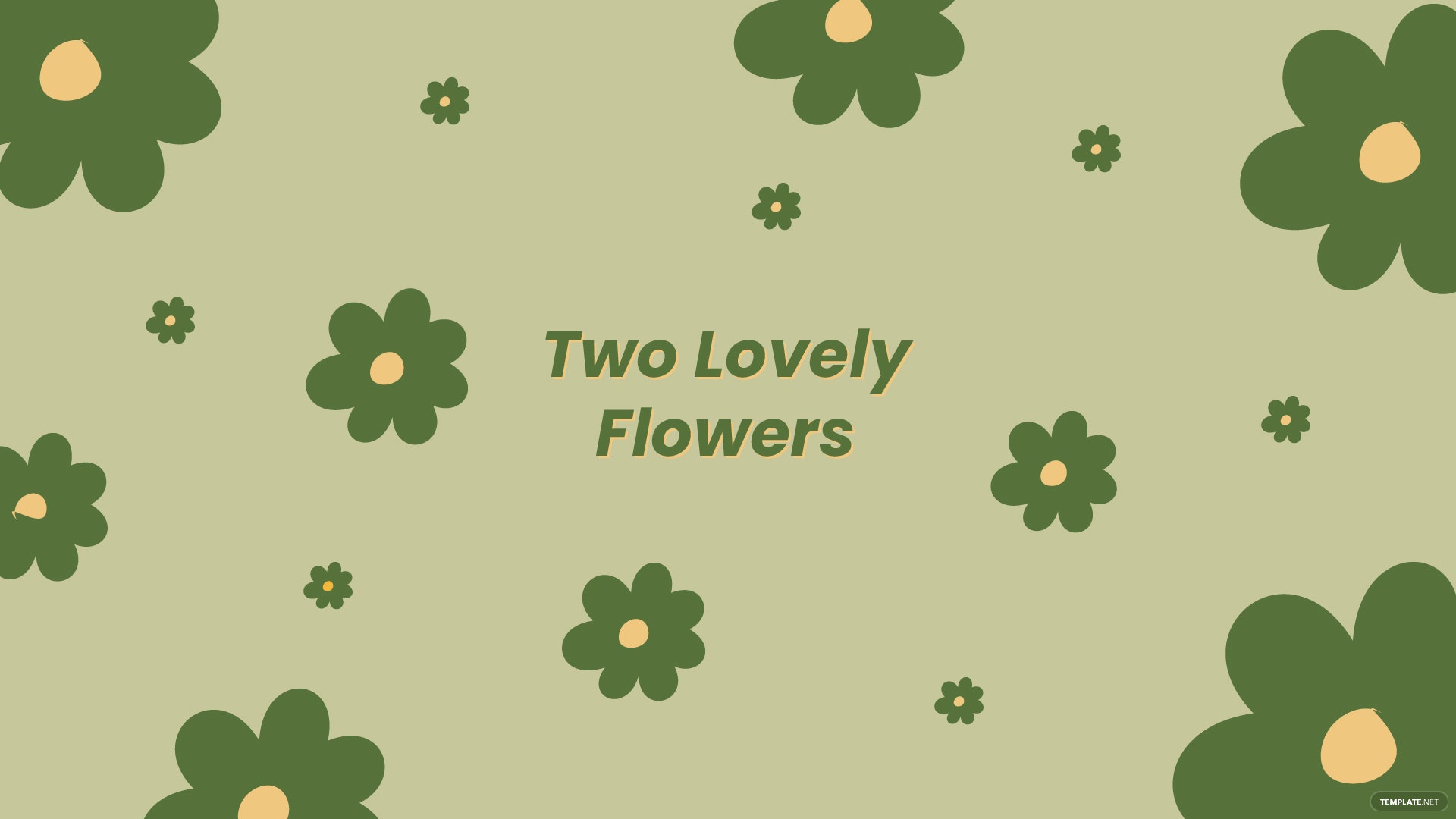 Free Green Flower Wallpaper, Illustrator, JPG, PNG, SVG