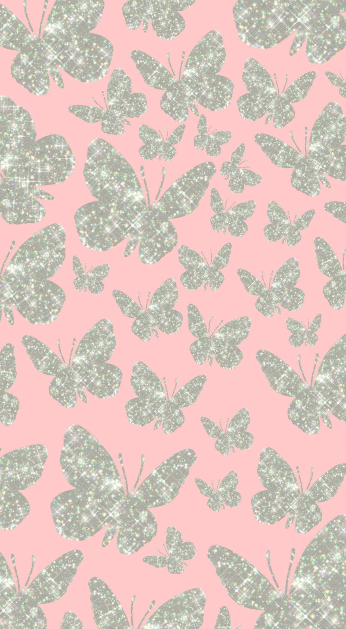 Download Green Butterflies For Y2k Wallpaper