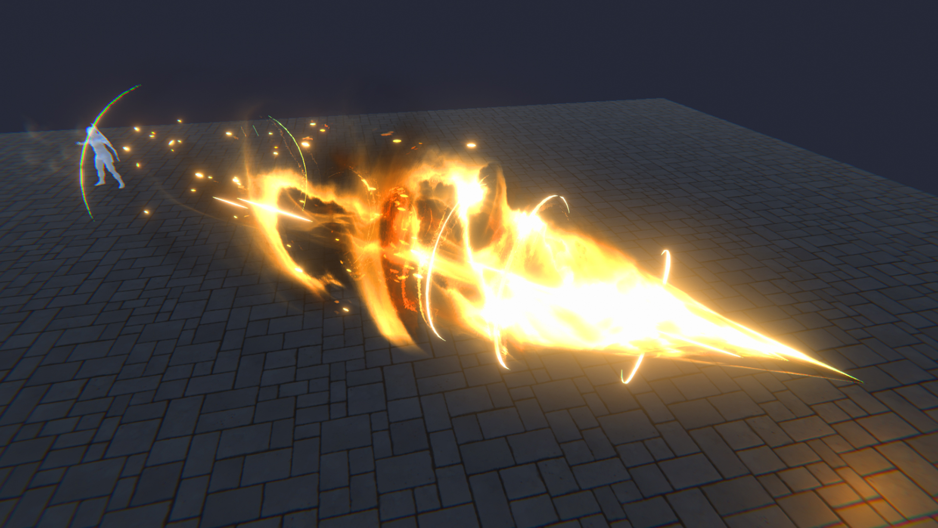Unity VFX: Fire arrow Time VFX