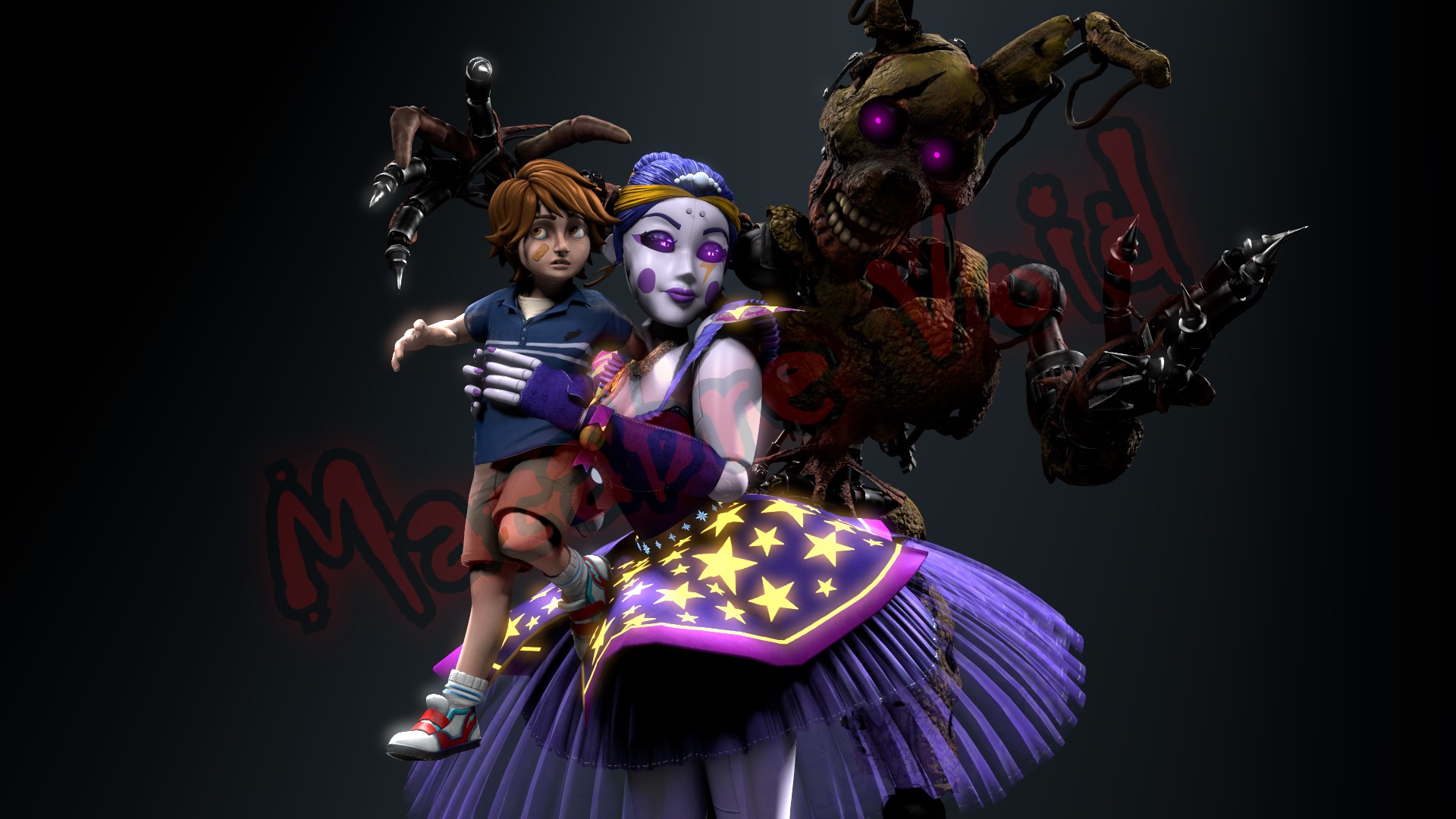 Glamrock Ballora by gumandarim