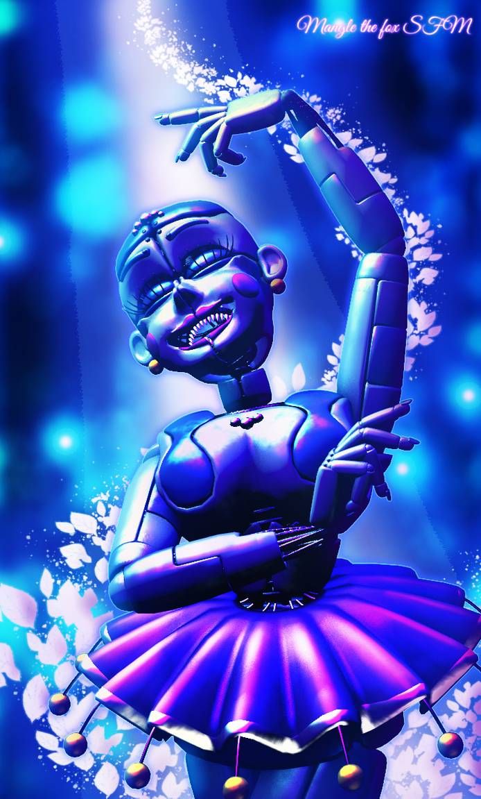 SFM) Spotlight Ballora Poster. Games de terror, Fnaf, Titãs anime