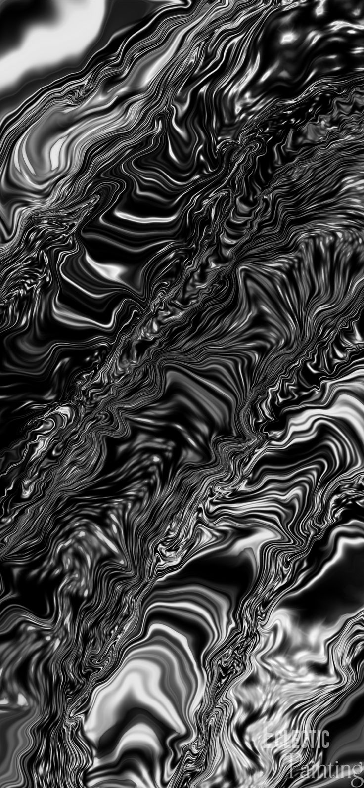 Download Free HD iPhone Wallpaper With Abstract Dark Black and White Swirls. Eclectic paintings, Free iphone wallpaper, Unique iphone wallpaper