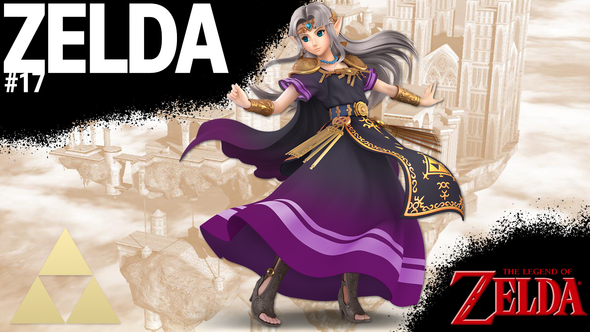 SSBU Fanmade Wallpaper Zelda