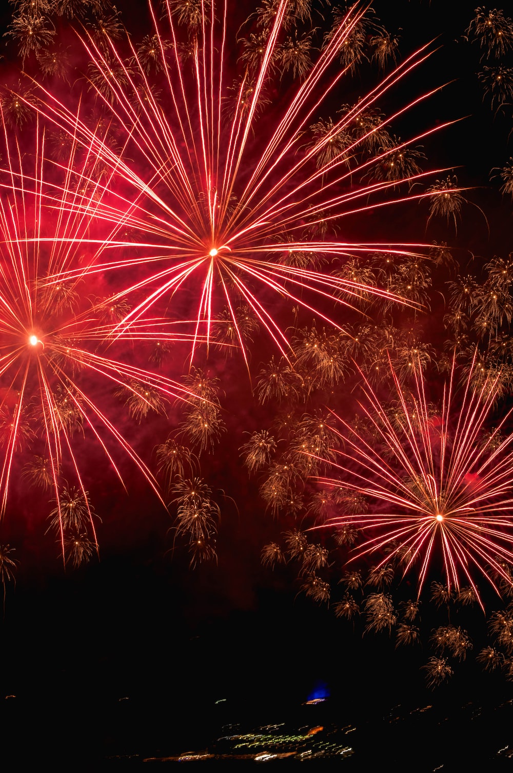 Red Fireworks Wallpapers Wallpaper Cave