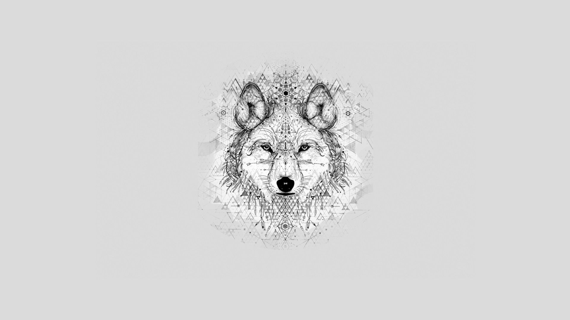 Tribal Wolf Wallpaper Free Tribal Wolf Background
